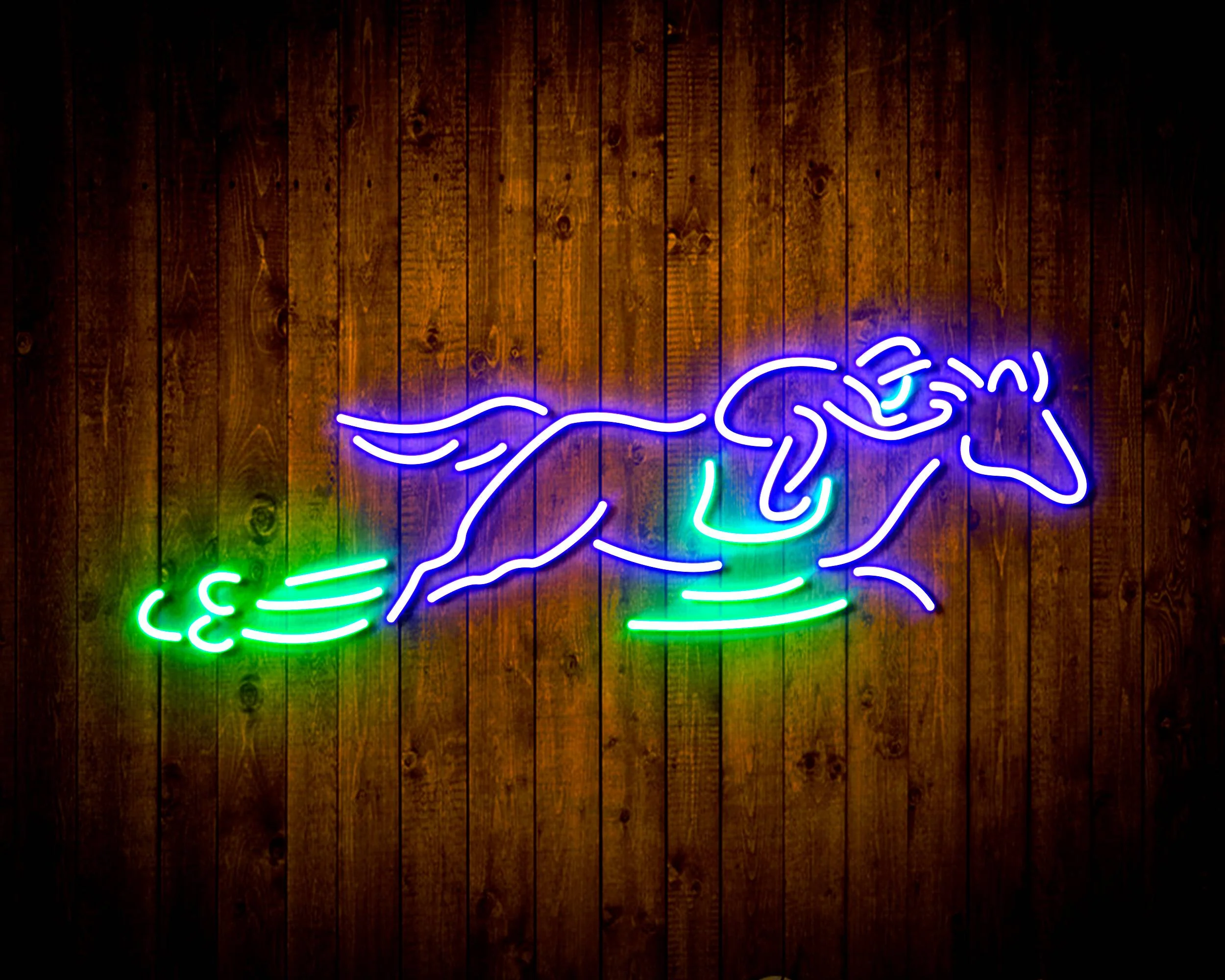 Bud light Running Horse Handmade Neon Flex LED Sign - Image 23