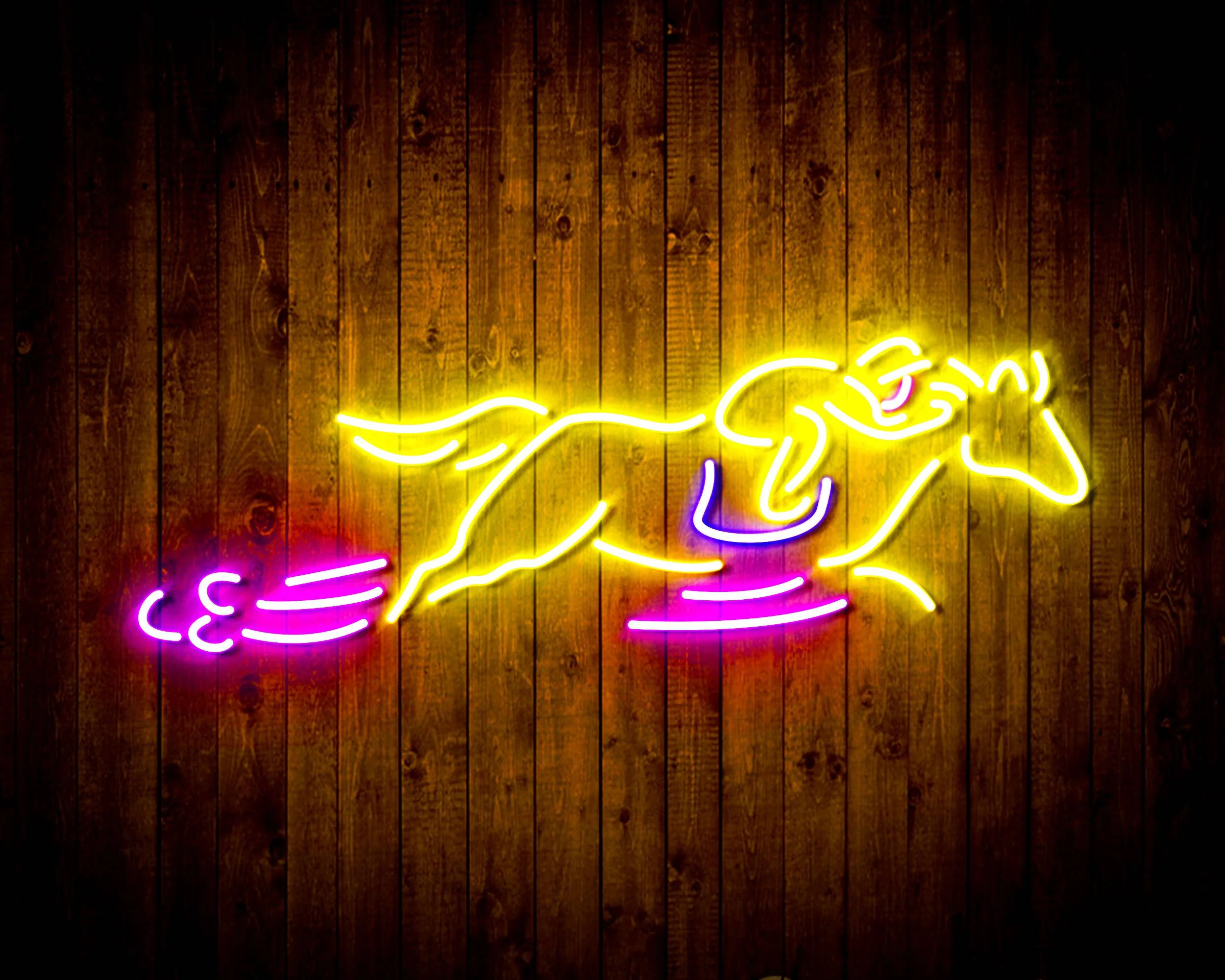 Bud light Running Horse Handmade Neon Flex LED Sign - Image 4