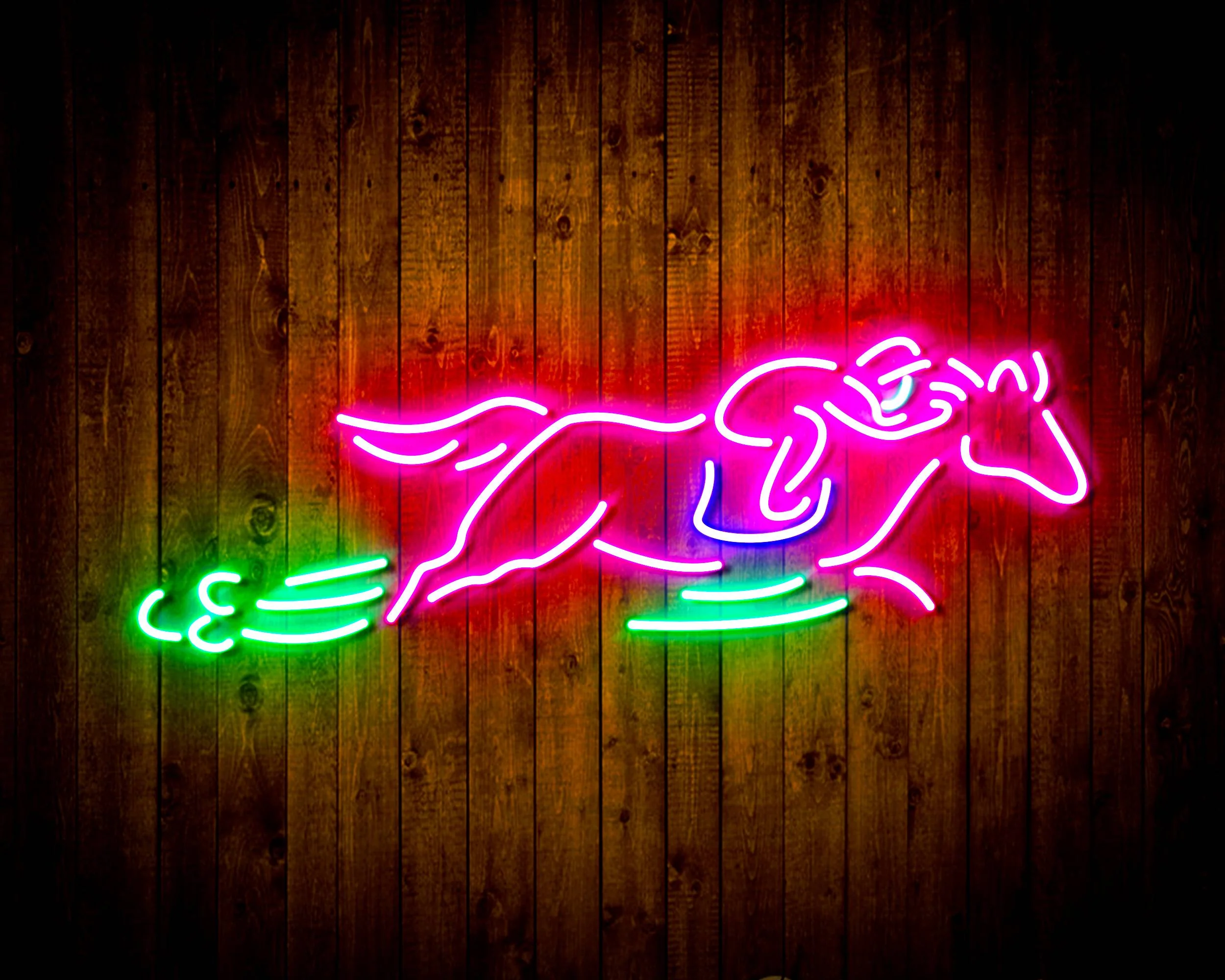 Bud light Running Horse Handmade Neon Flex LED Sign - Image 6