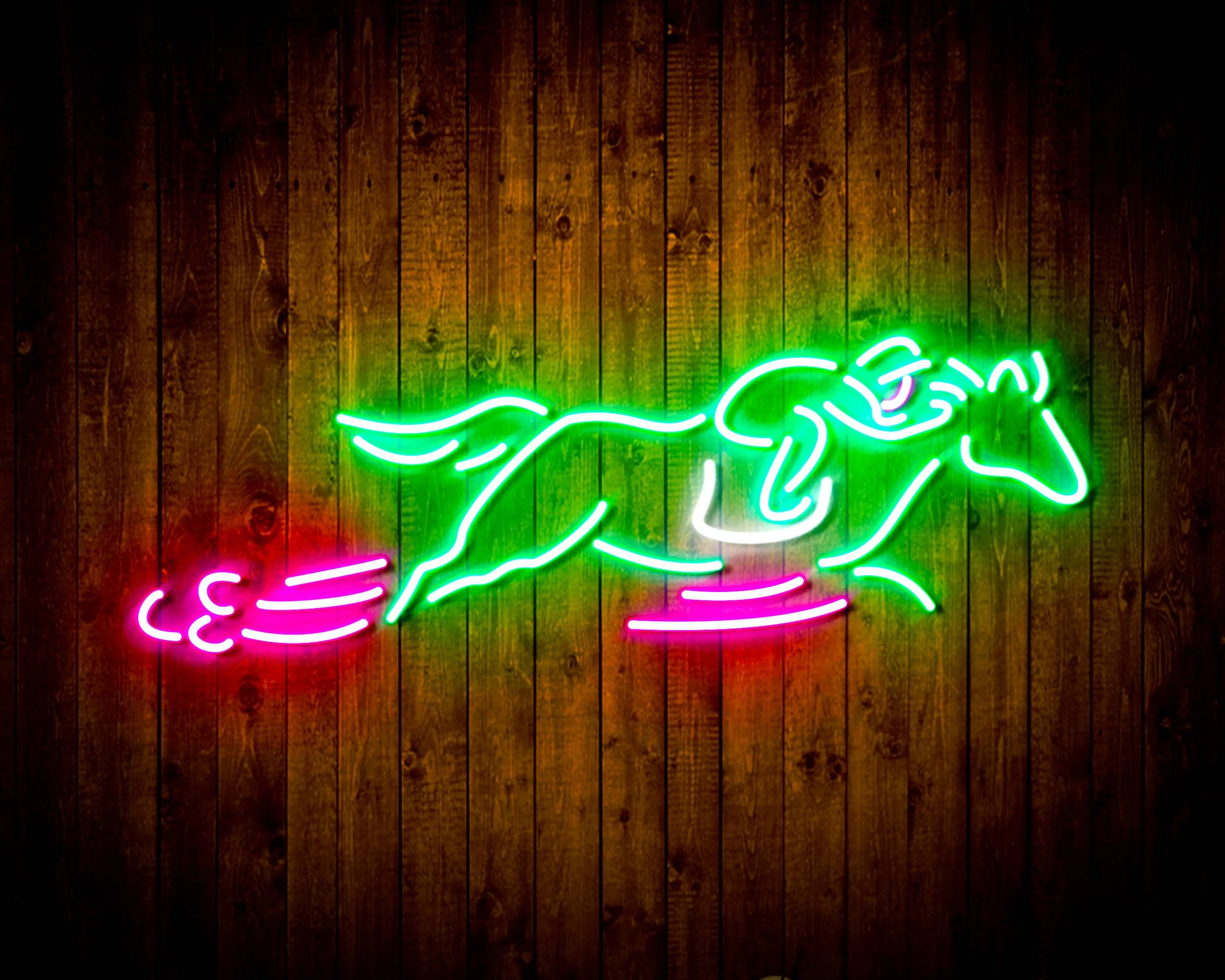 Bud light Running Horse Handmade Neon Flex LED Sign - Image 7