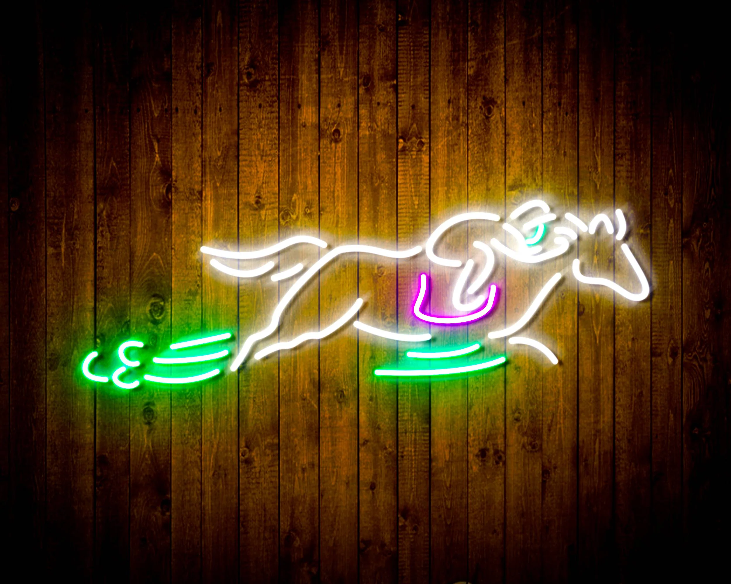Bud light Running Horse Handmade Neon Flex LED Sign - Image 9