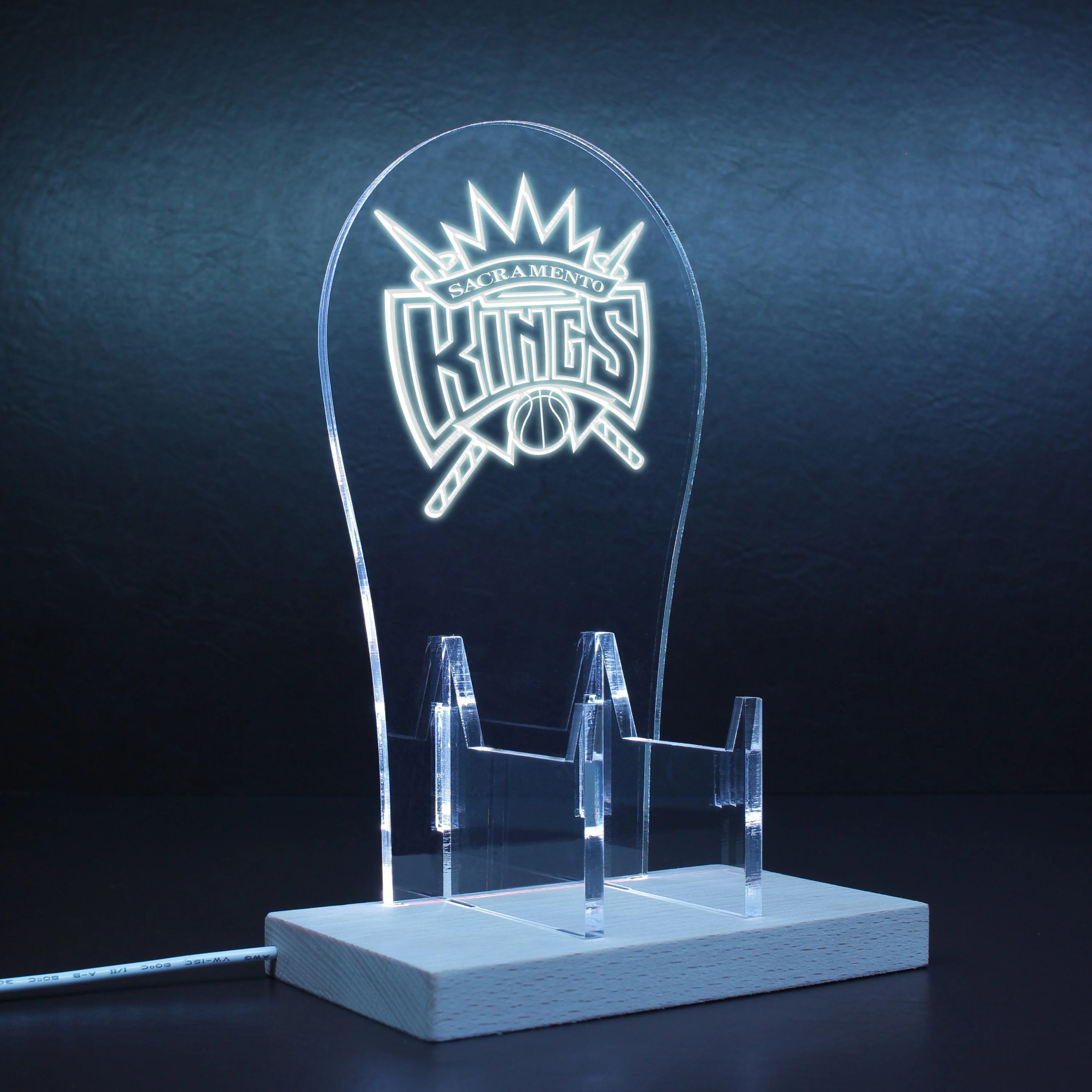 Sacramento Kings LED Gaming Headset Controller Stand - Image 9