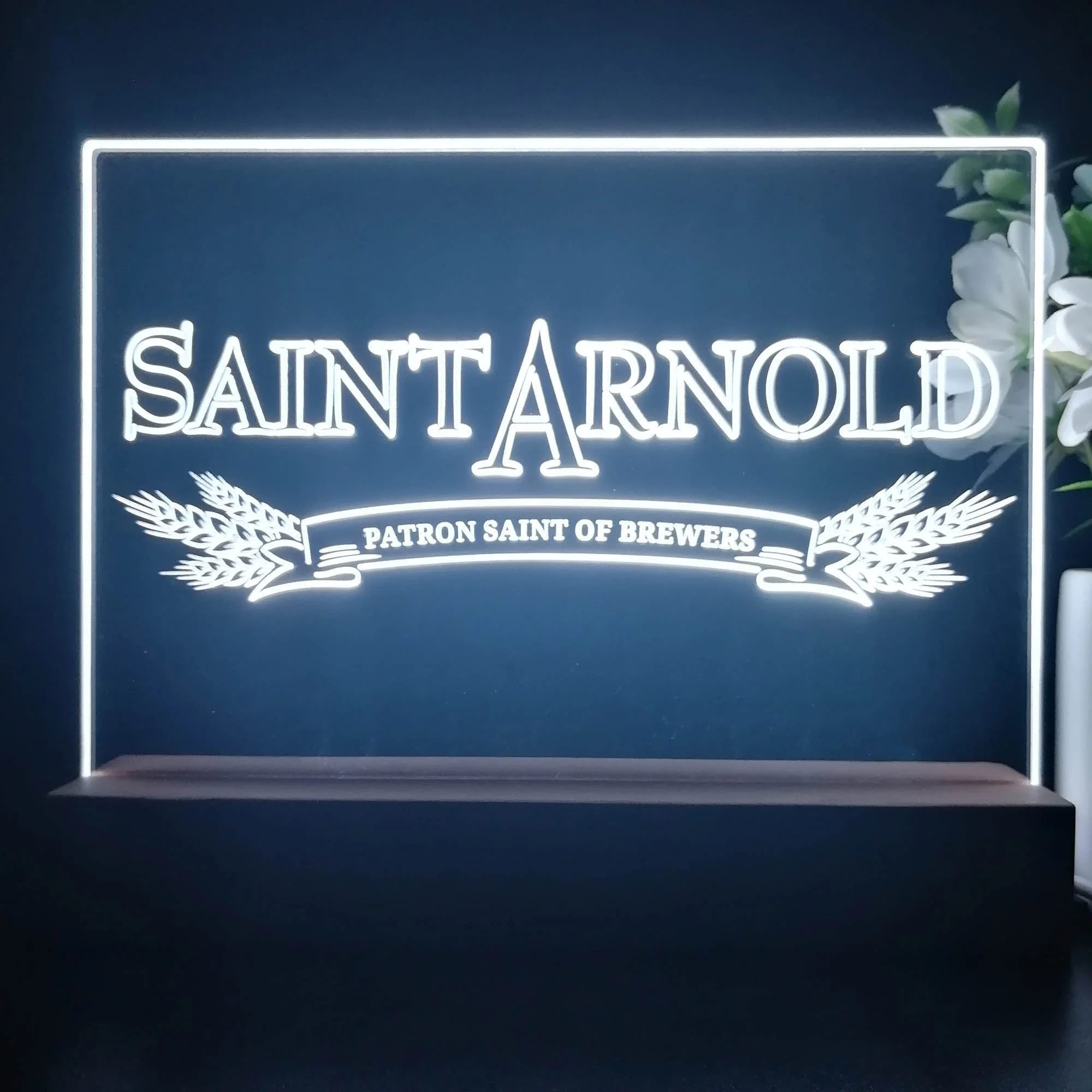 Saint Arnold Brewing Company Neon Sign Pub Bar Decor Lamp - Image 4