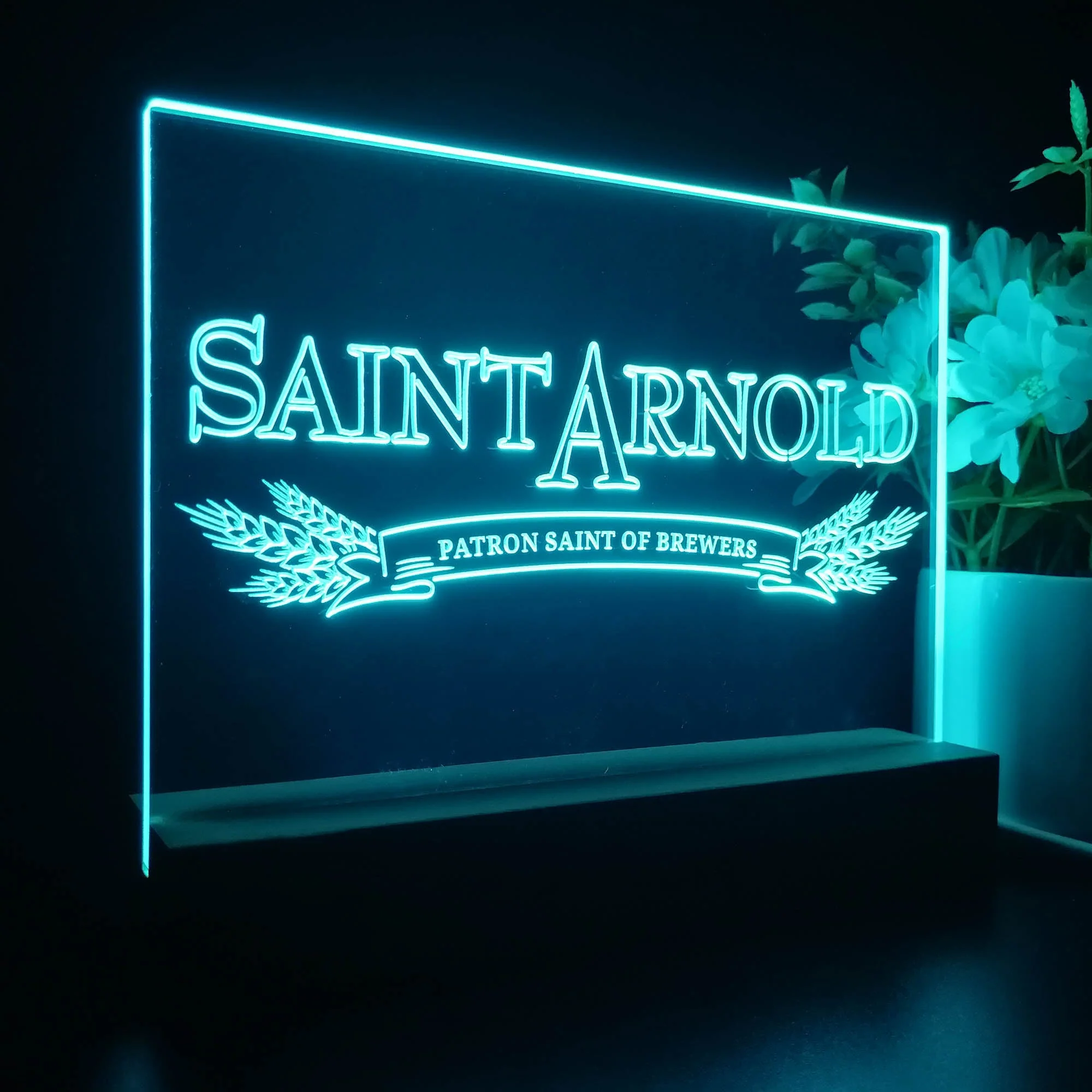 Saint Arnold Brewing Company Neon Sign Pub Bar Decor Lamp - Image 5
