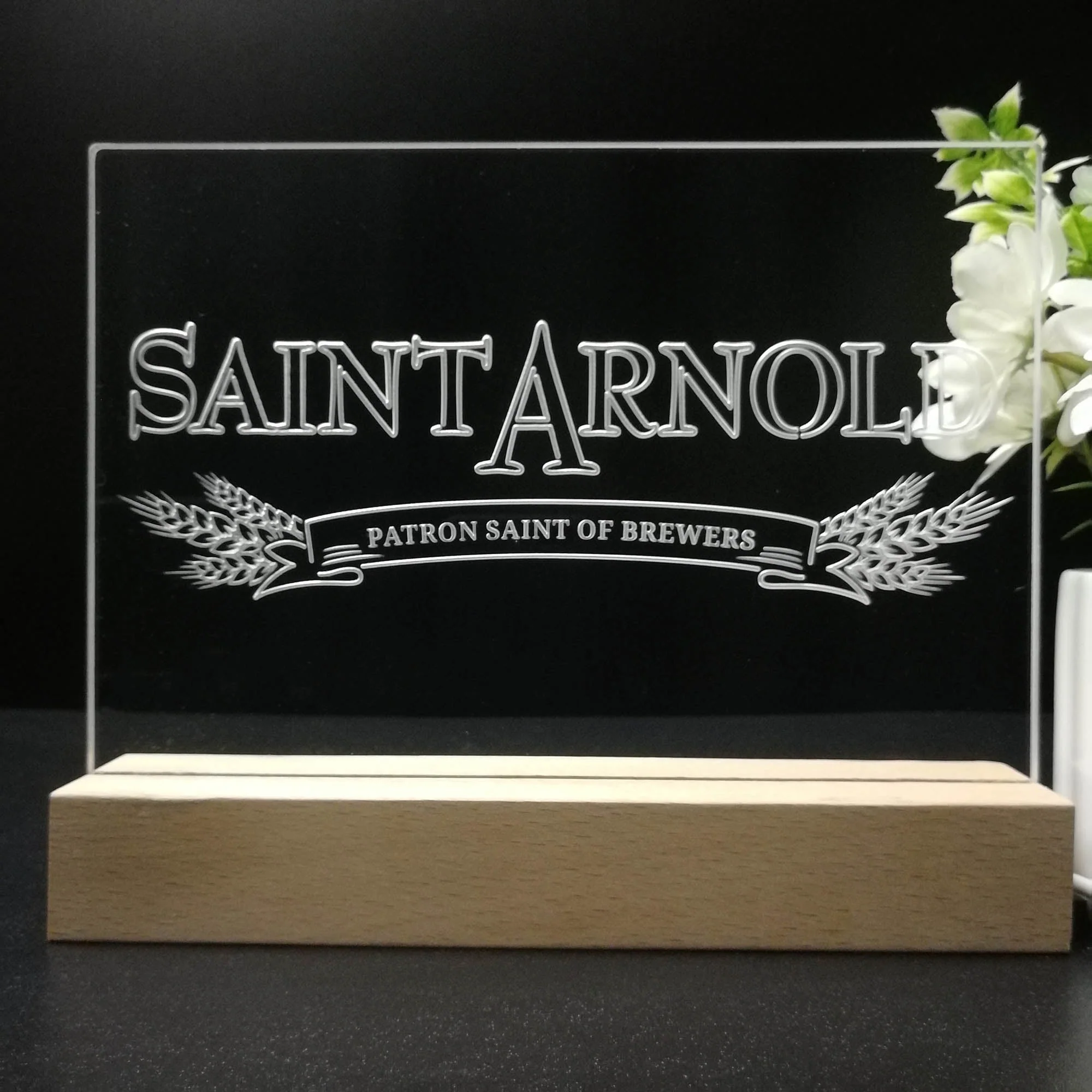Saint Arnold Brewing Company Neon Sign Pub Bar Decor Lamp - Image 8