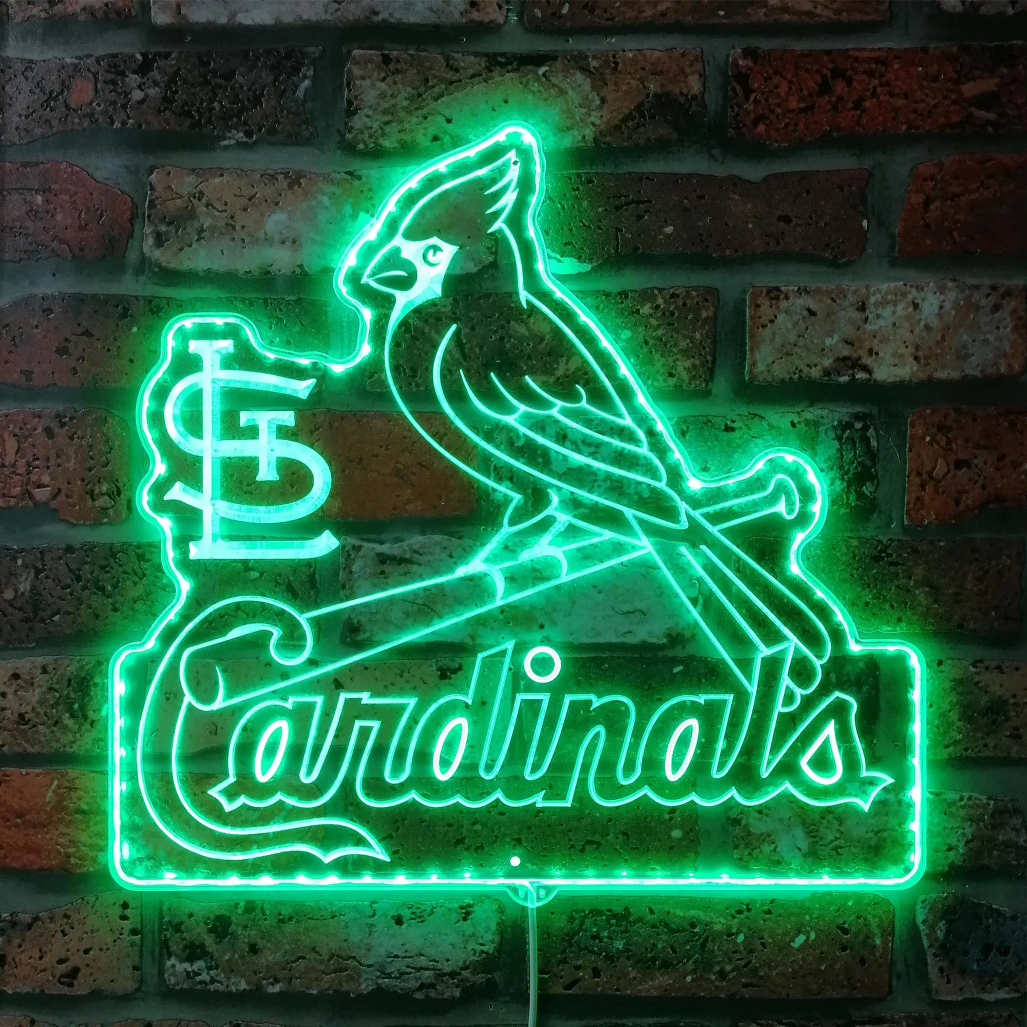 Saint Louis Cardinals Neon LED Sign with Dynamic RGB Colors - Image 6