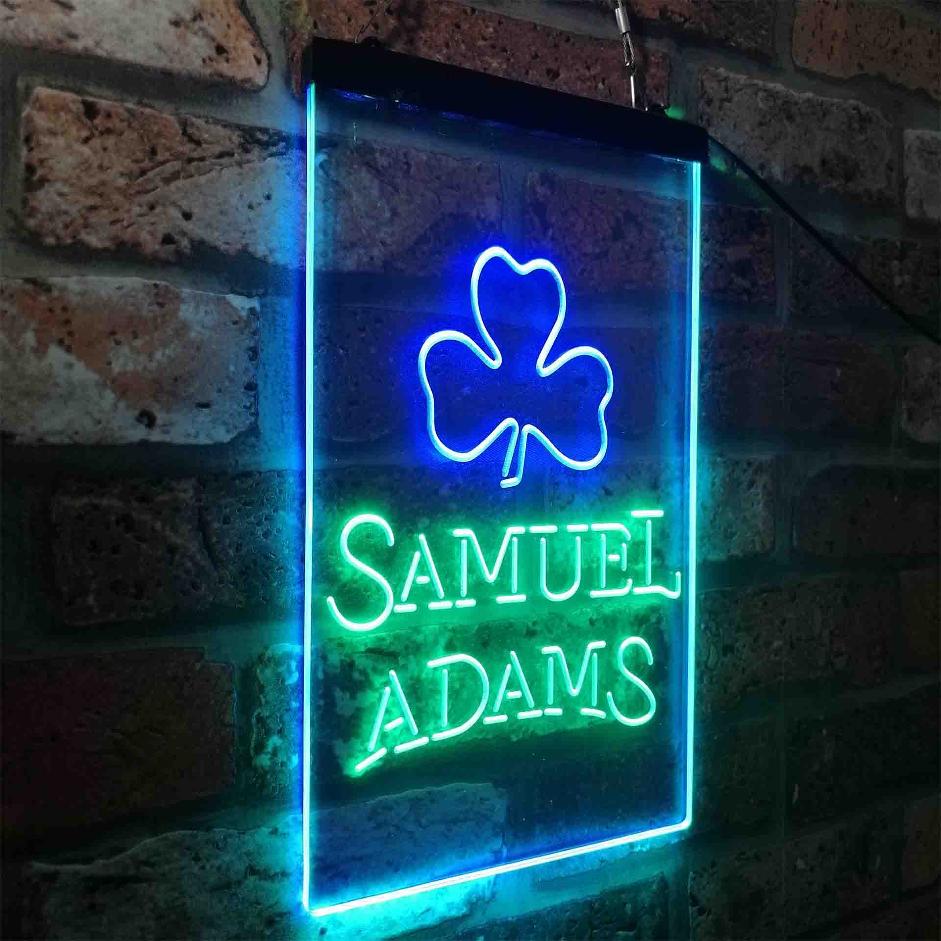 Samuel Adam Shamrock Neon-Like LED Sign - Image 14