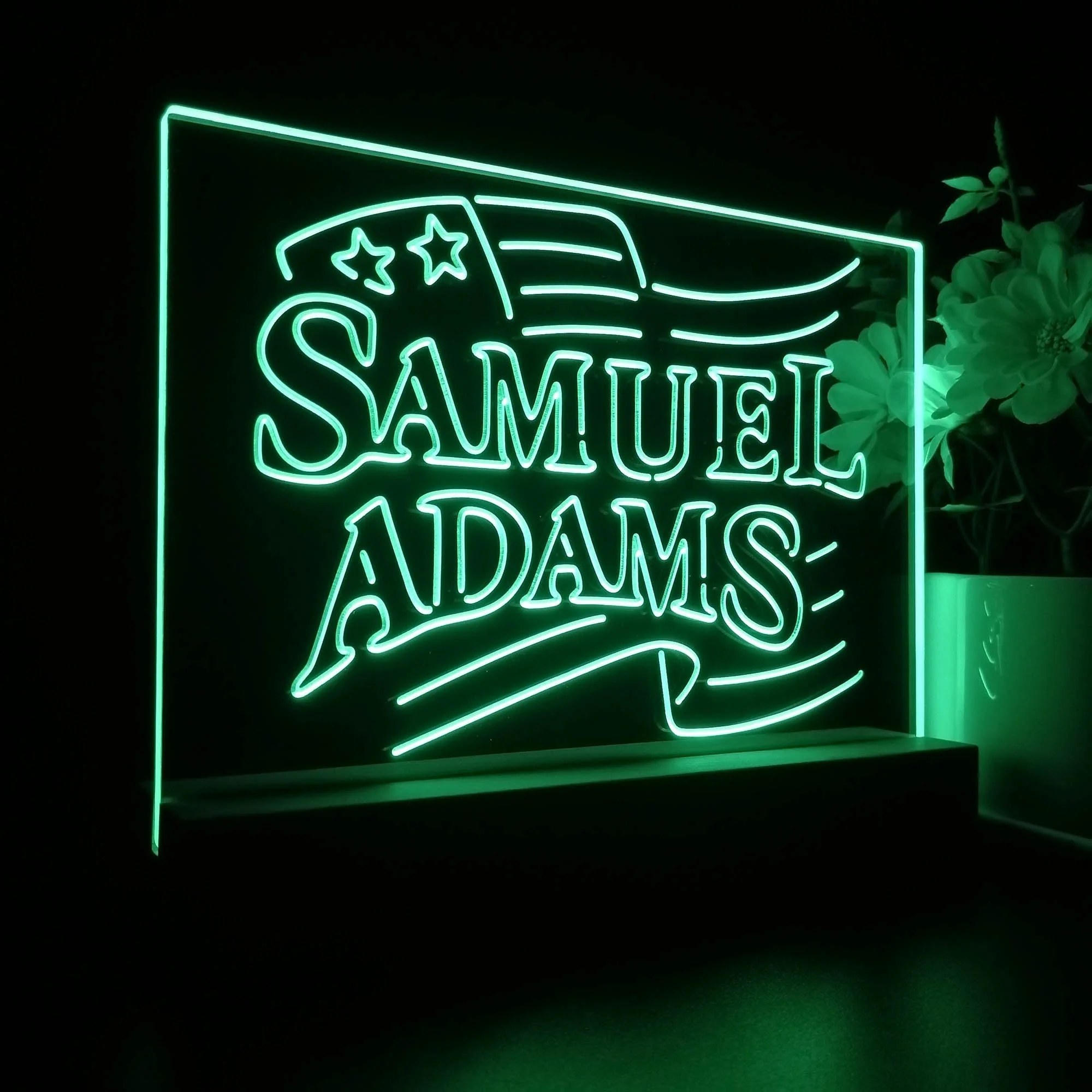 Samuels Adams Beer Neon Sign Pub Bar Lamp - Image 7
