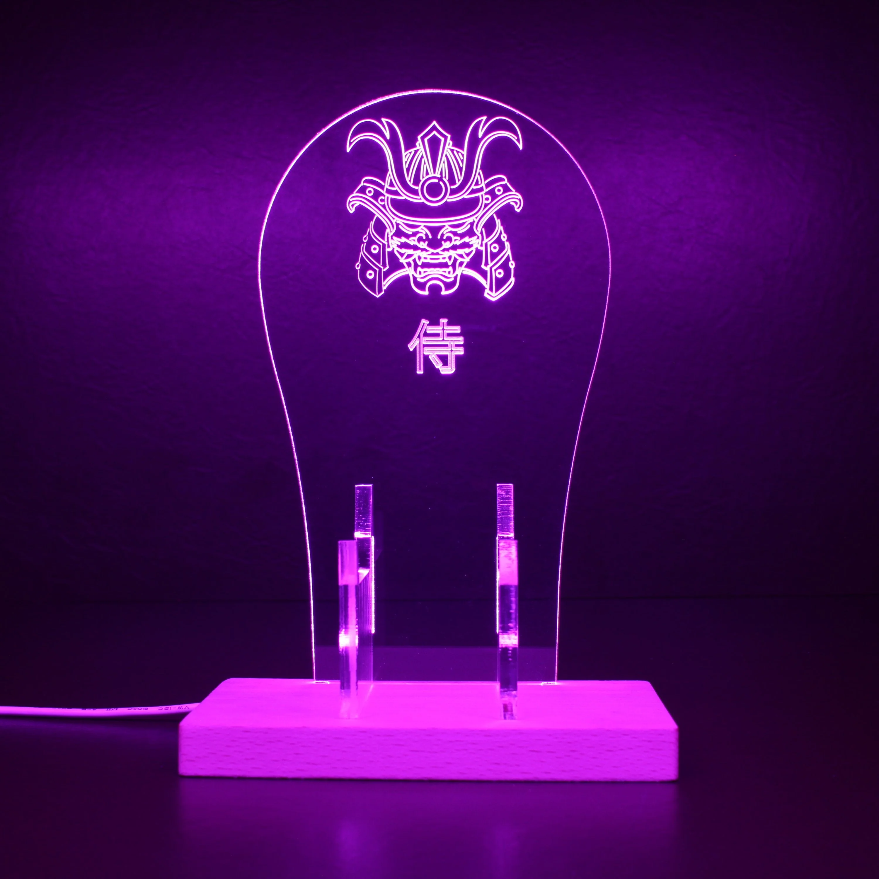 Samurai Helmet Japan LED Gaming Headset Controller Stand - Image 5