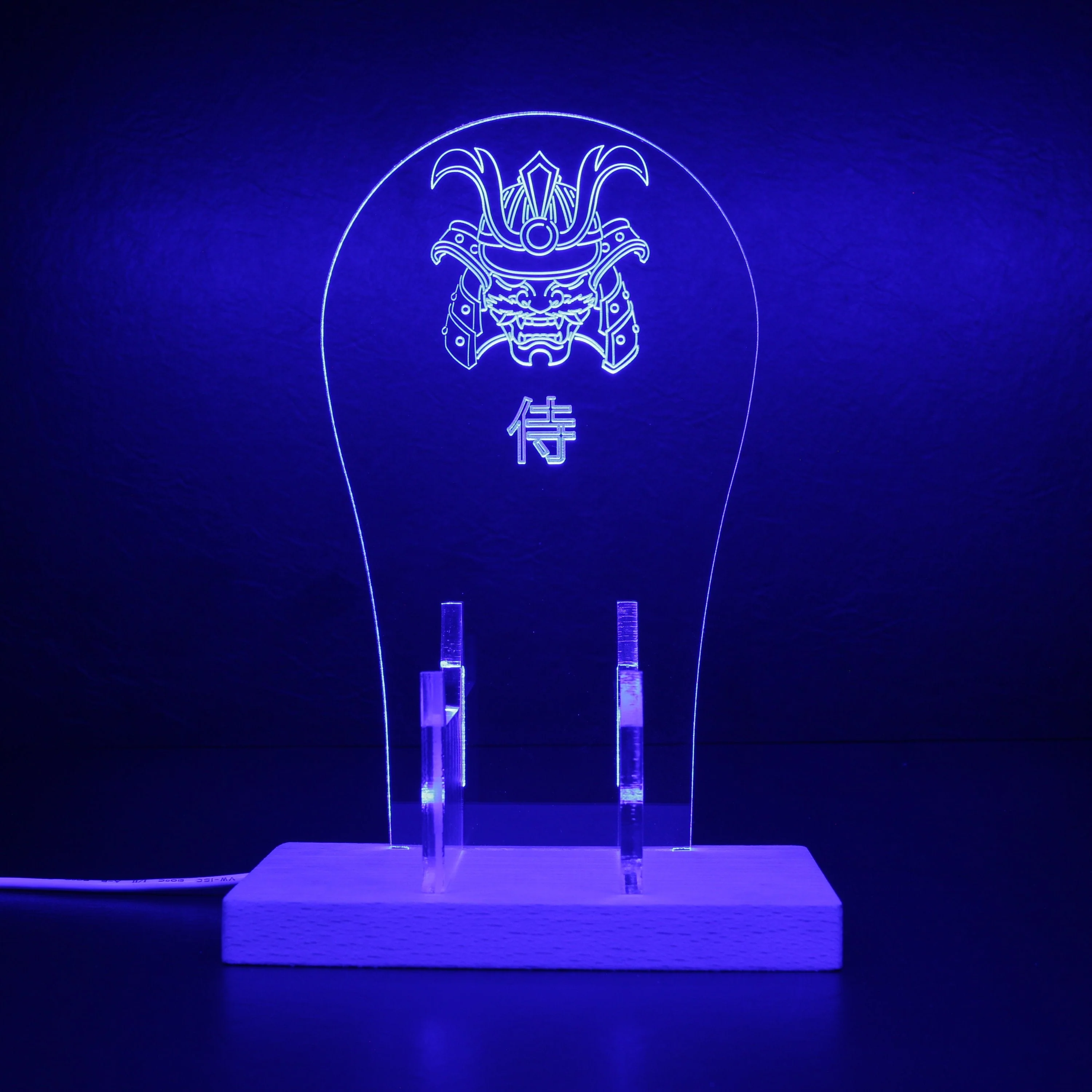 Samurai Helmet Japan LED Gaming Headset Controller Stand - Image 6