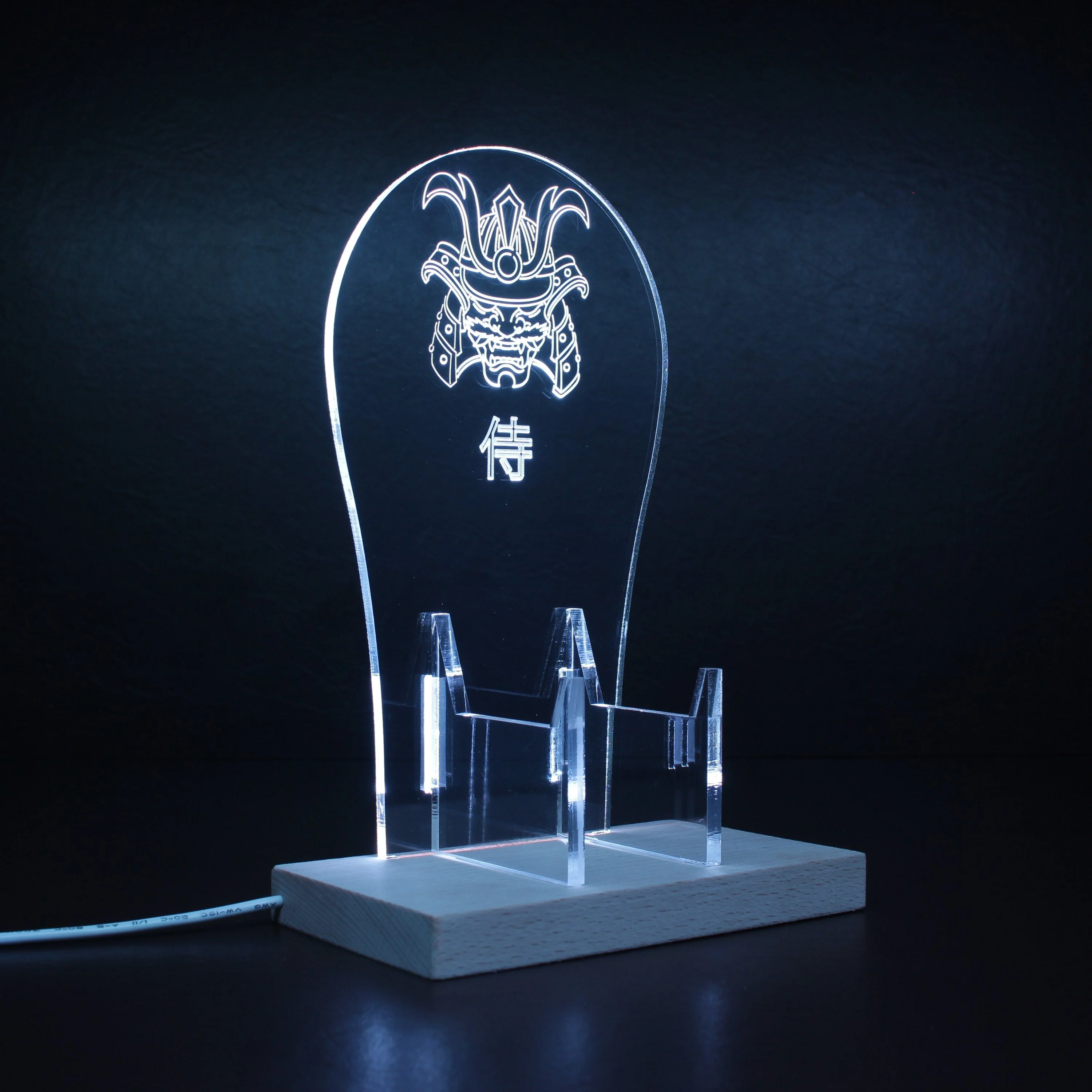 Samurai Helmet Japan LED Gaming Headset Controller Stand - Image 8