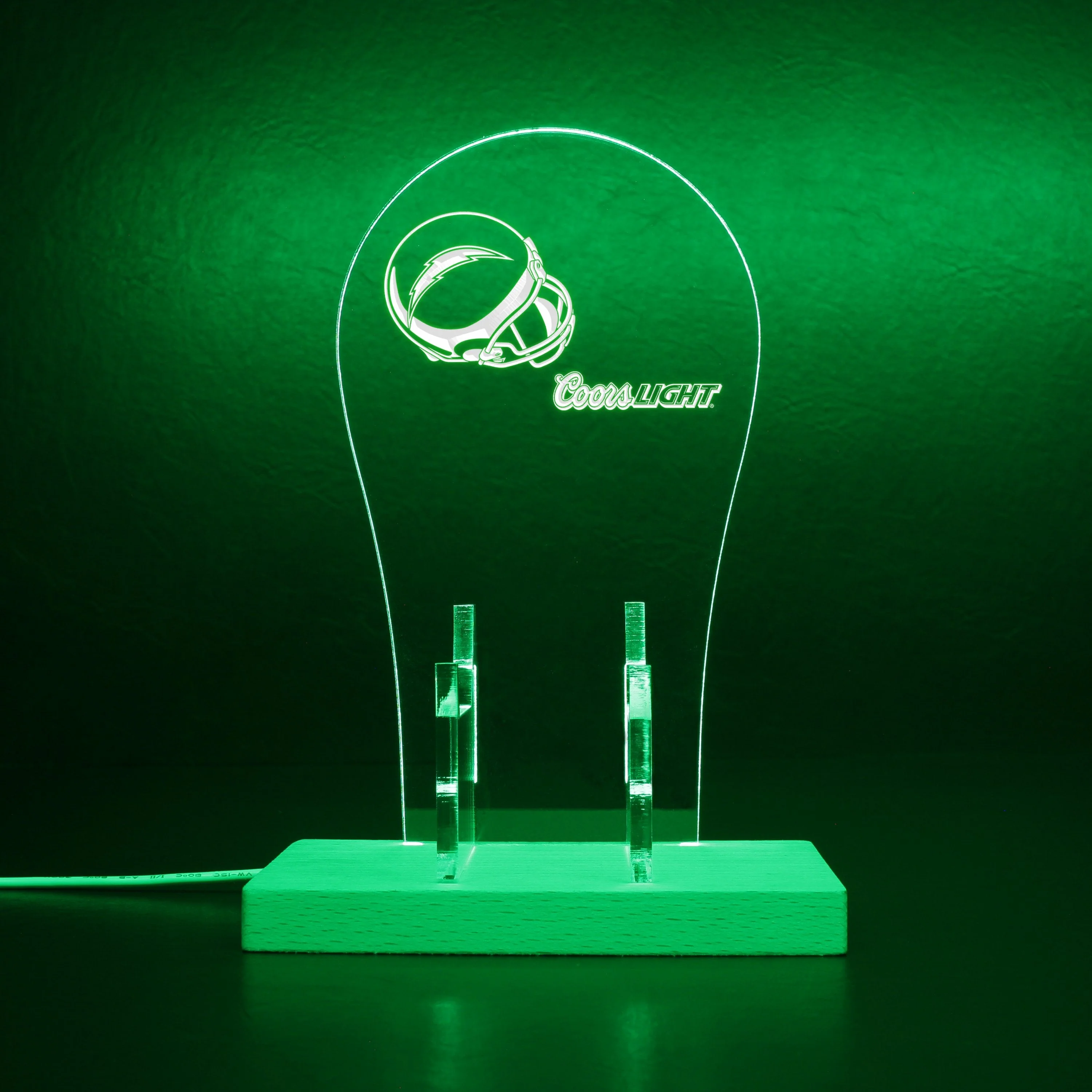 San Diego Chargers Helmet Logo LED Gaming Headset Controller Stand - Image 7