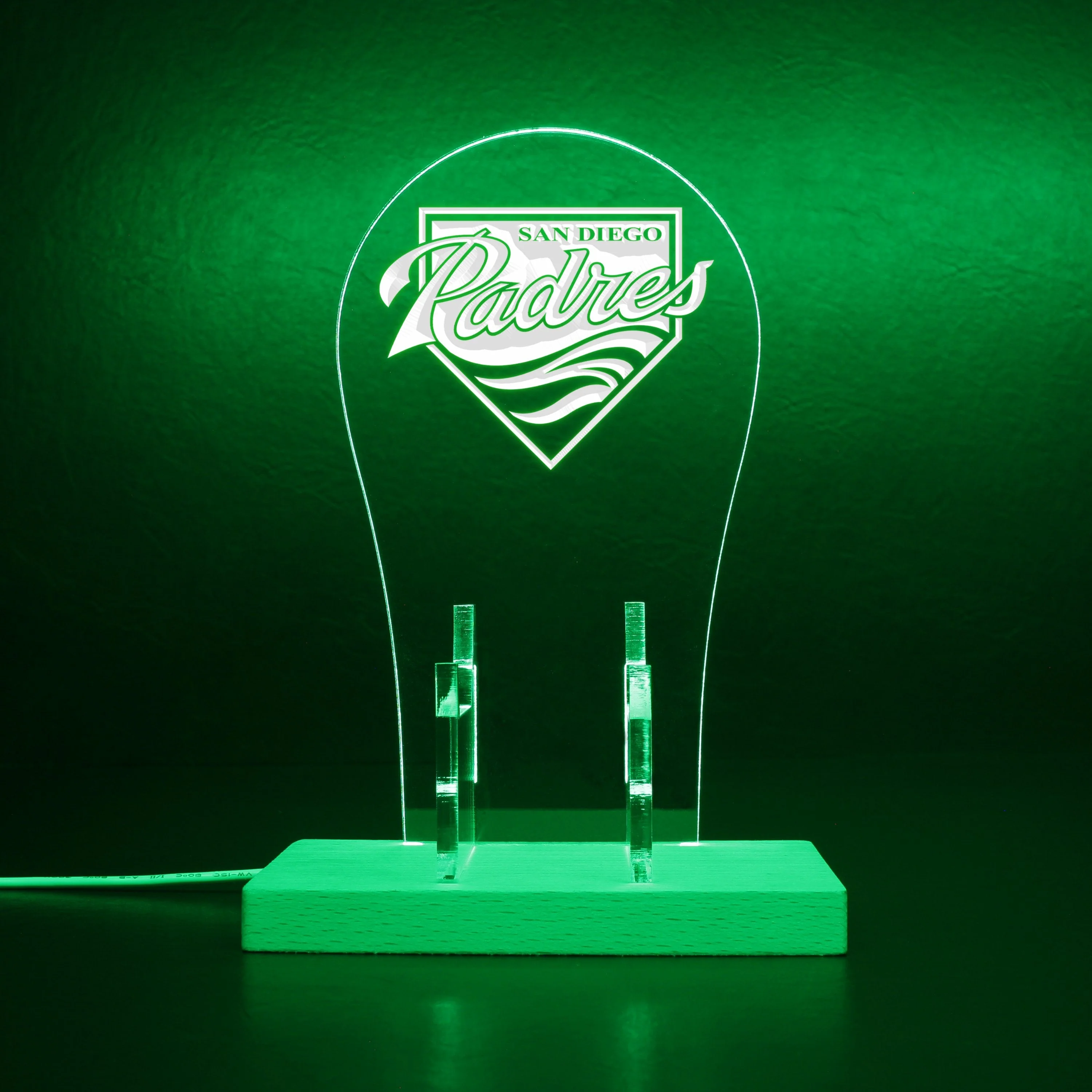 San Diego Padres LED Gaming Headset Controller Stand - Image 5