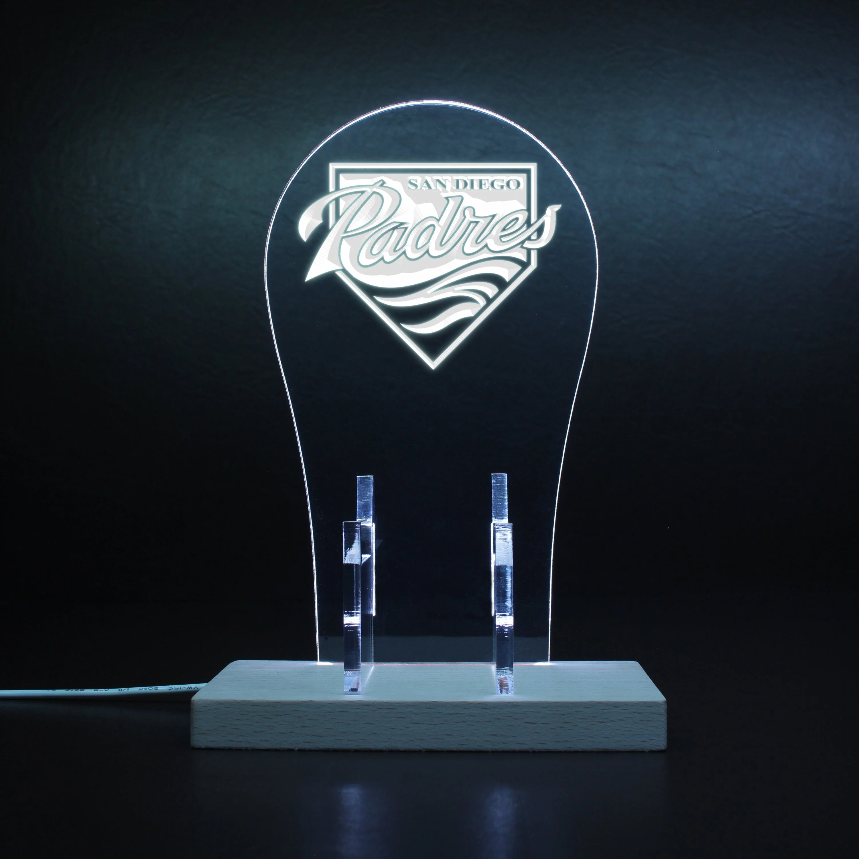 San Diego Padres LED Gaming Headset Controller Stand - Image 6