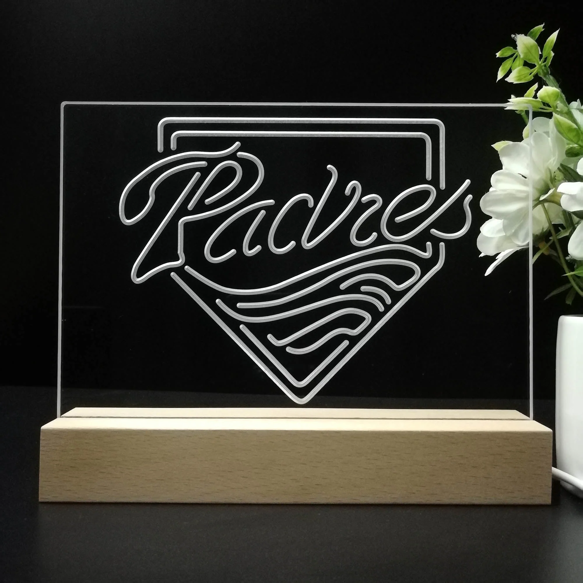 San Diego Padres Neon Sign Pub Bar Lamp - Image 8