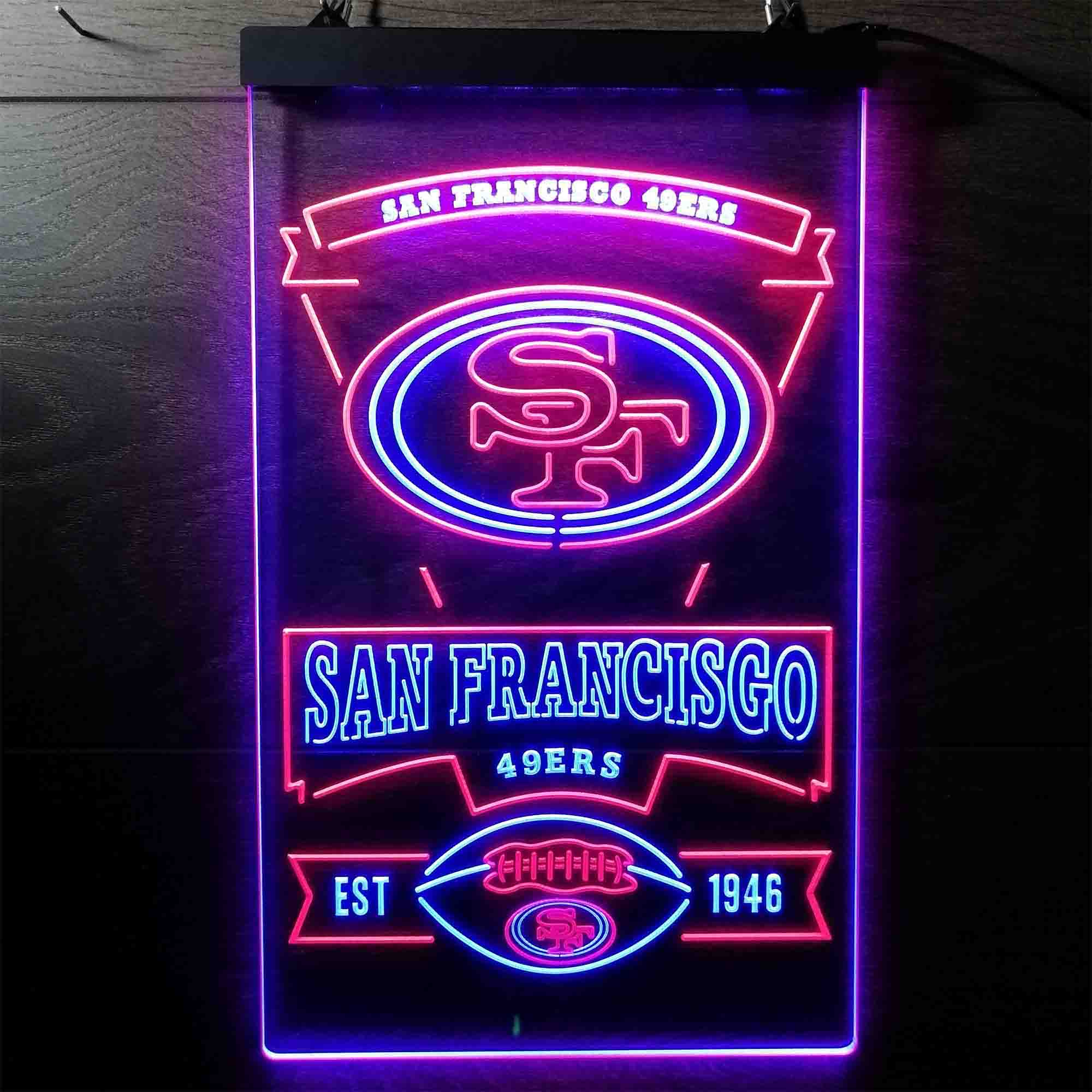 San Francisco 49ers Sports Bar Neon-Like LED Sign - Image 10