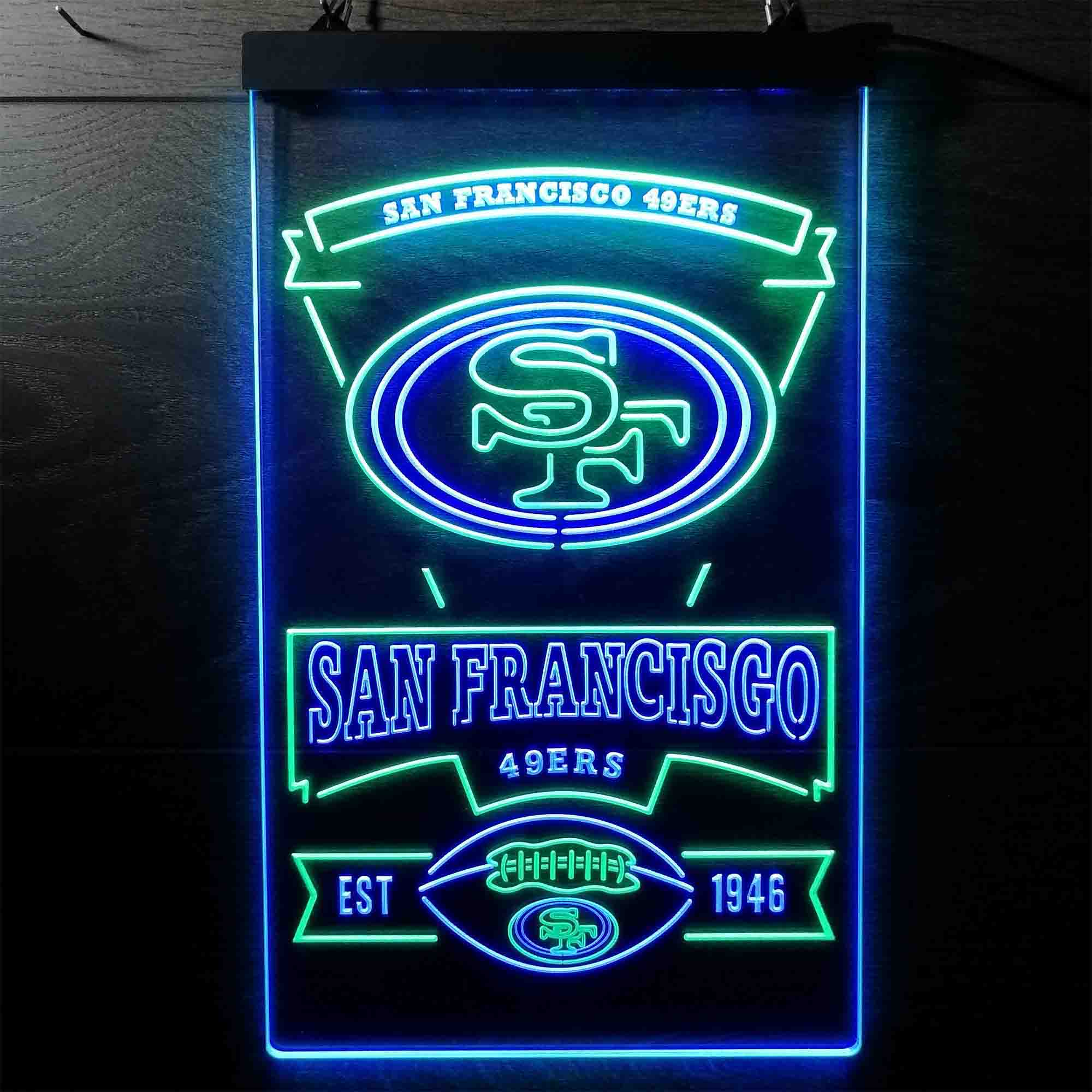 San Francisco 49ers Sports Bar Neon-Like LED Sign - Image 4