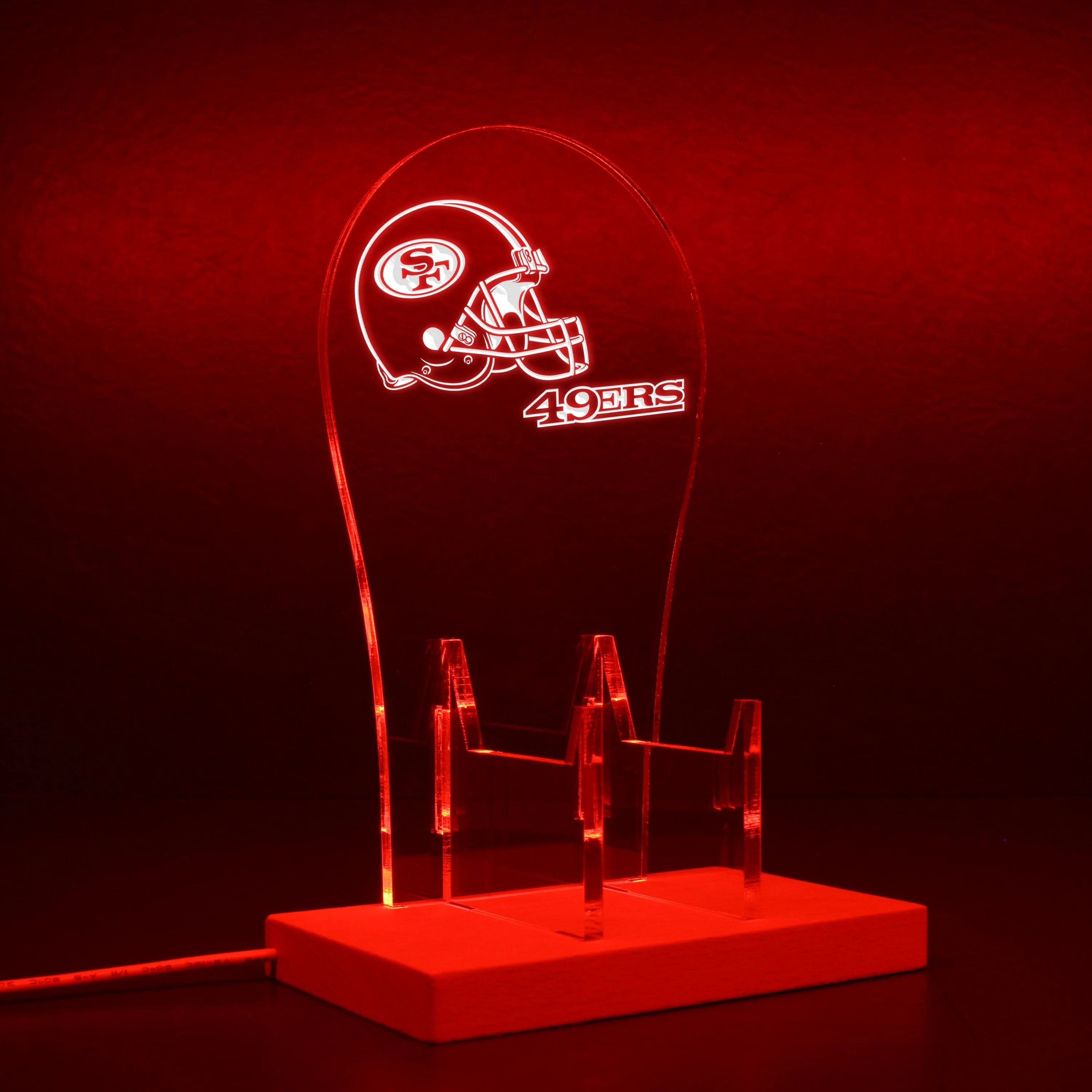 San Francisco 49ers Football LED Gaming Headset Controller Stand - Image 9