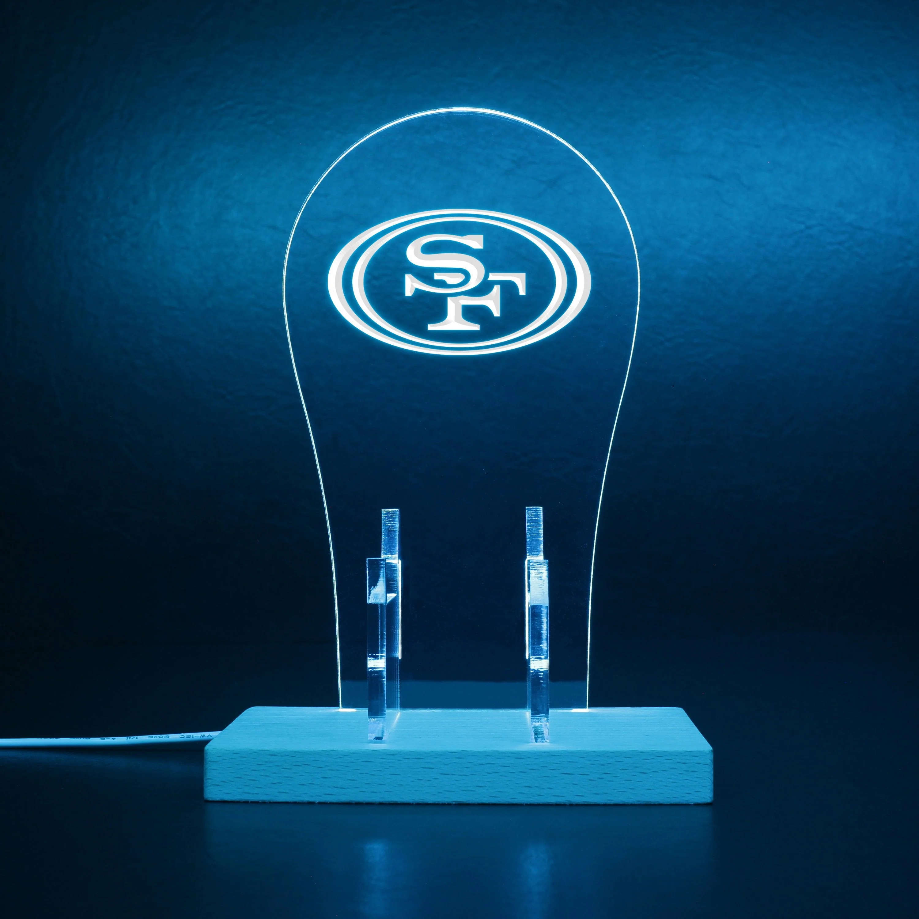 San Francisco 49Ers LED Gaming Headset Controller Stand - Image 5