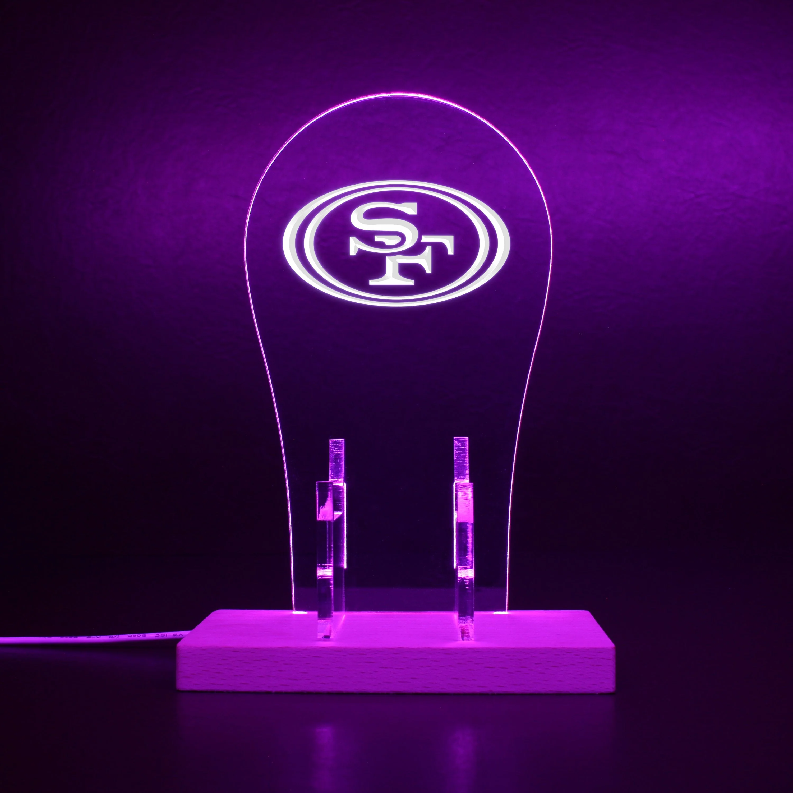 San Francisco 49Ers LED Gaming Headset Controller Stand - Image 7