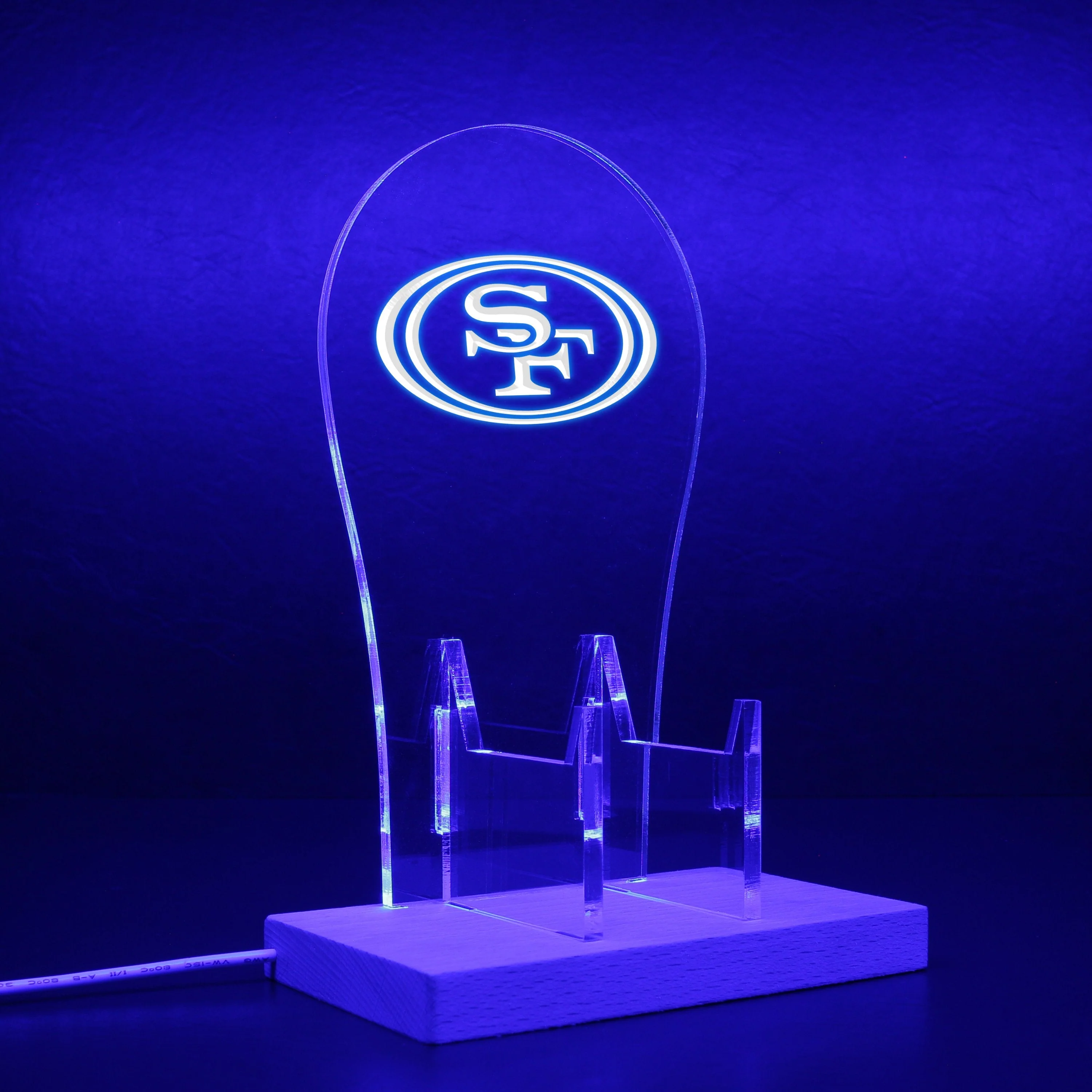 San Francisco 49Ers LED Gaming Headset Controller Stand - Image 8