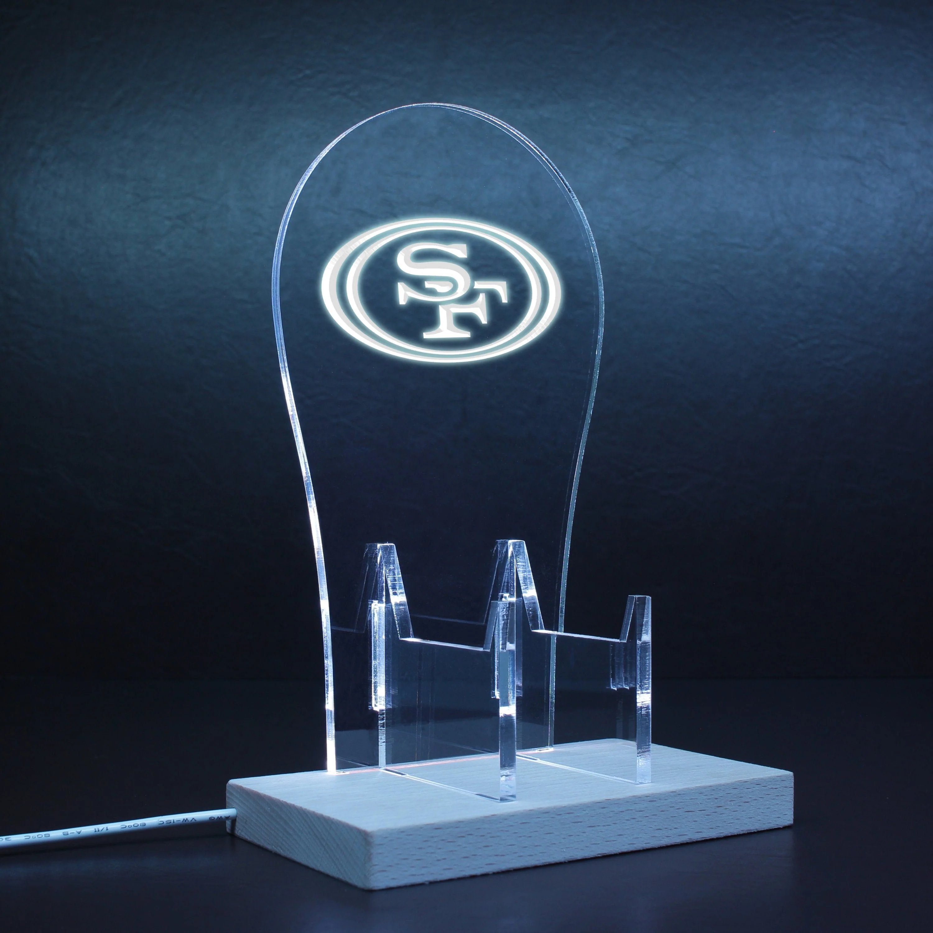 San Francisco 49Ers LED Gaming Headset Controller Stand - Image 9