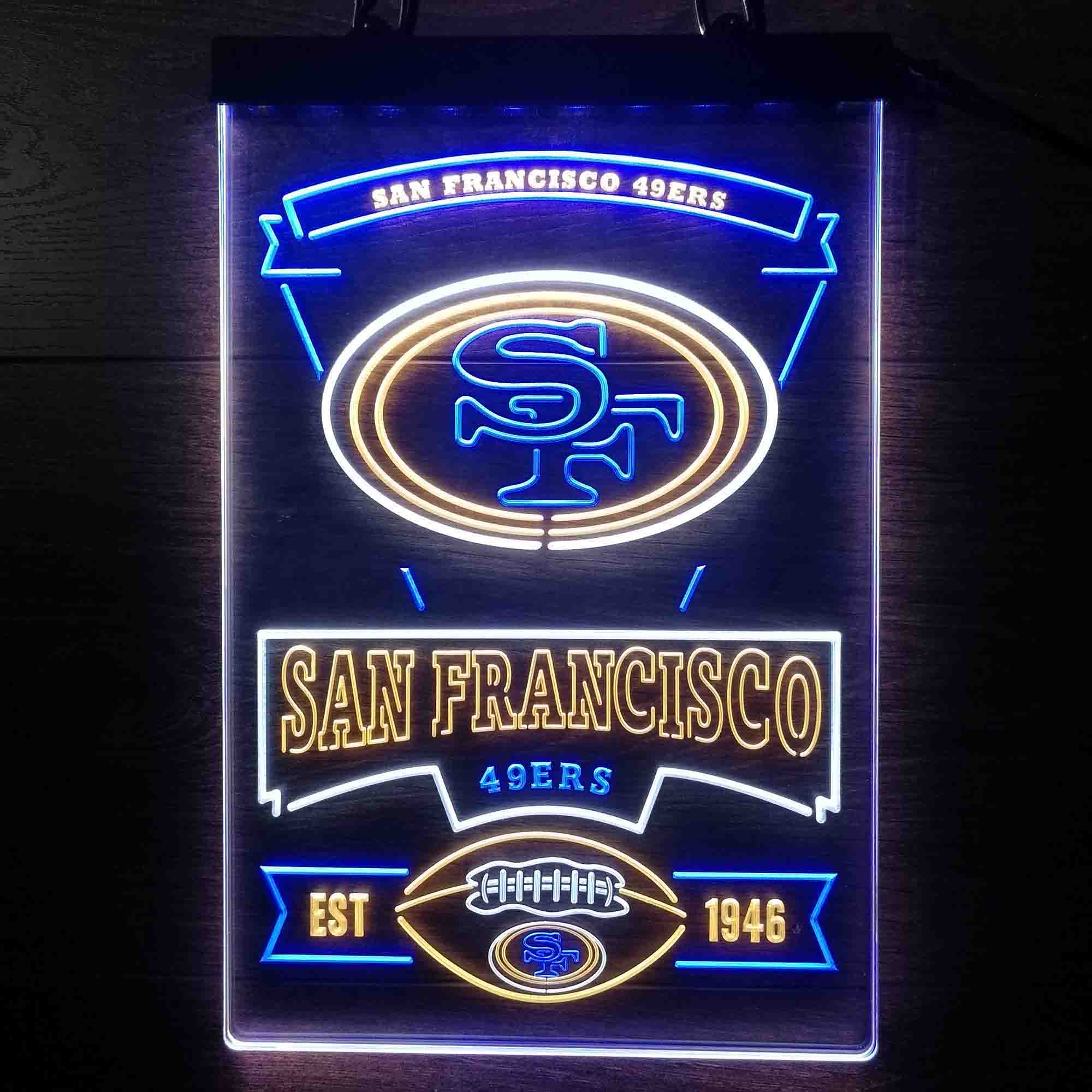 San Francisco 49ers Neon LED Sign 3 Colors - Image 13