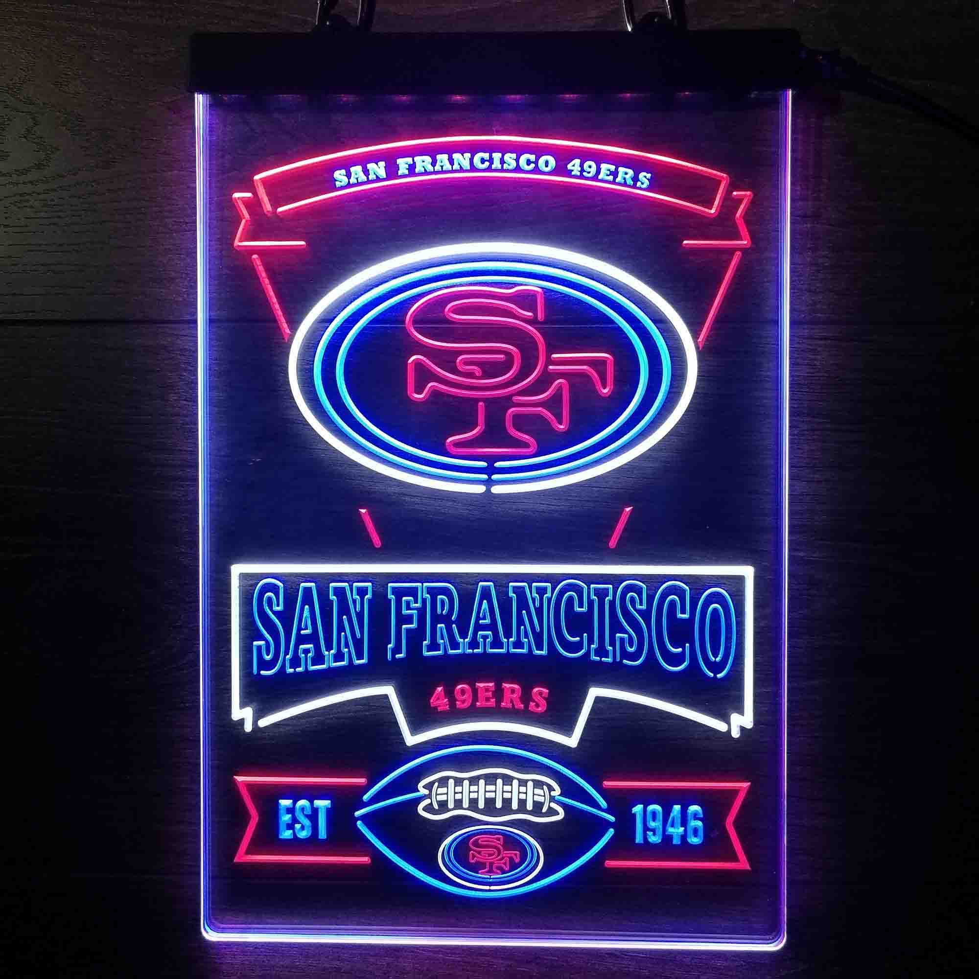 San Francisco 49ers Neon LED Sign 3 Colors - Image 3