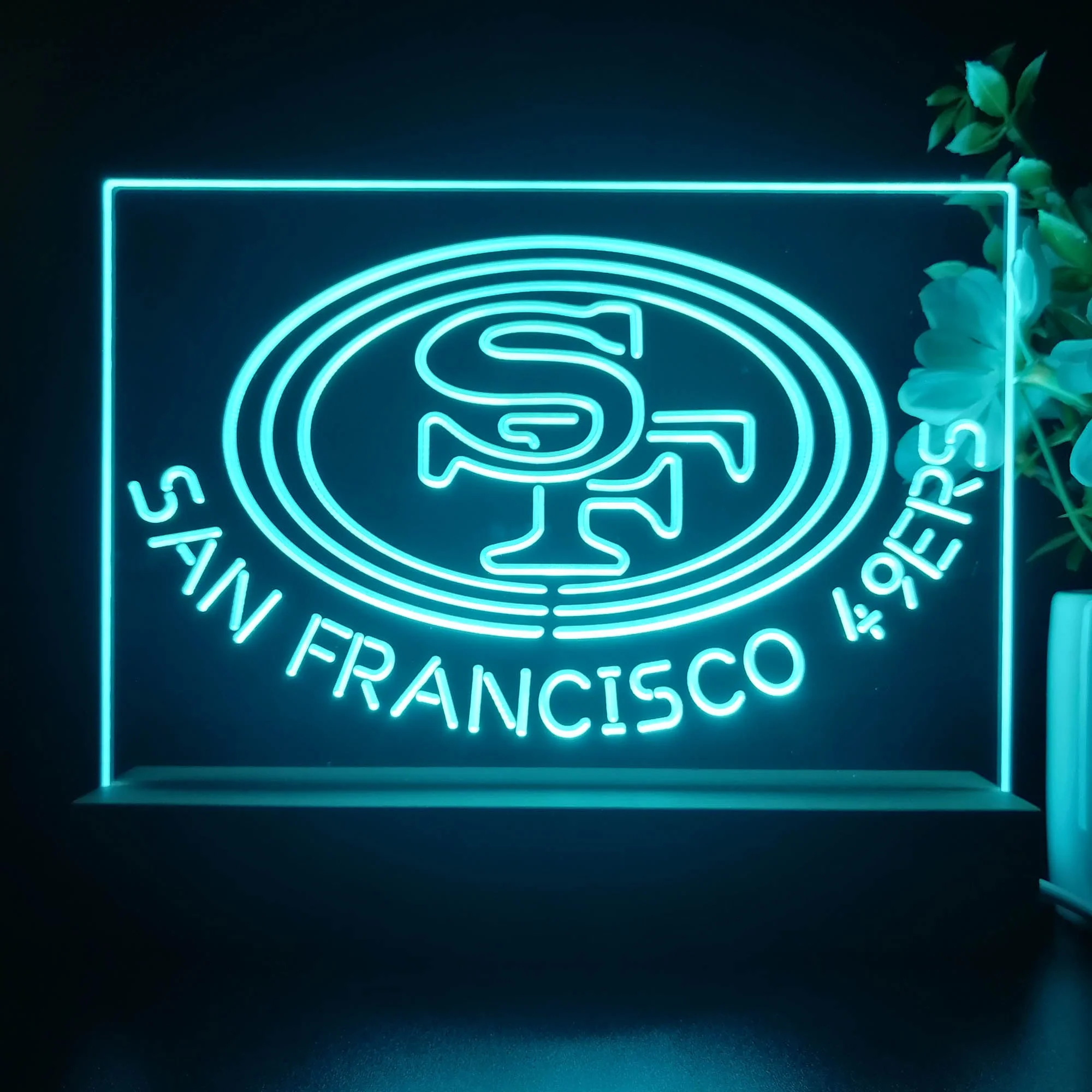 San Francisco 49ers Neon Sign Pub Bar Lamp - Image 4