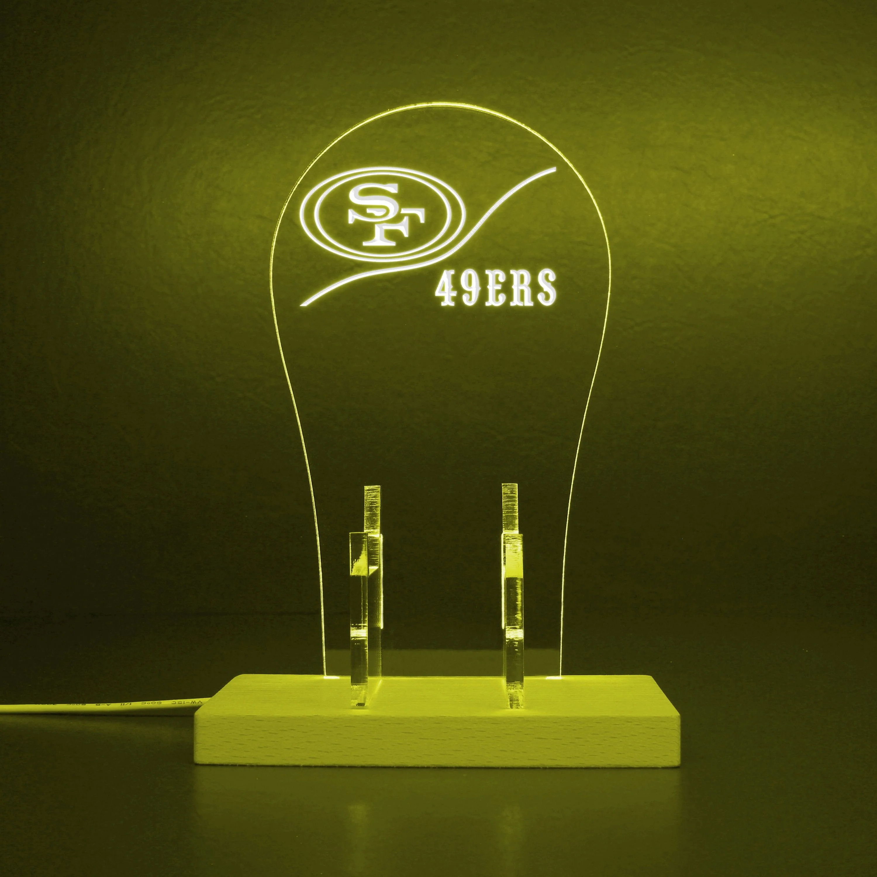 San Francisco 49Ers NFL LED Gaming Headset Controller Stand - Image 5