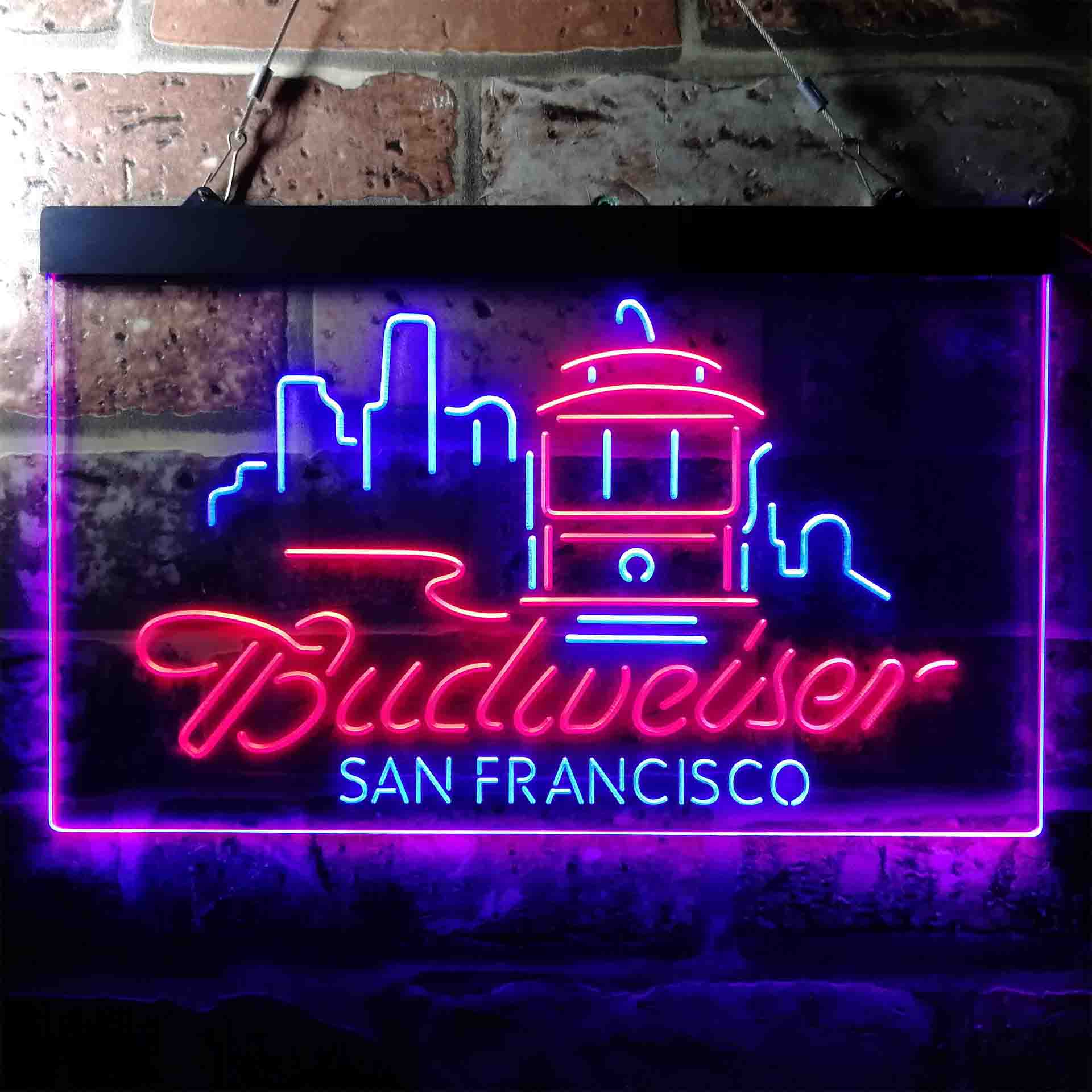 San Francisco Budweiser Beer Neon-Like LED Sign - Image 2