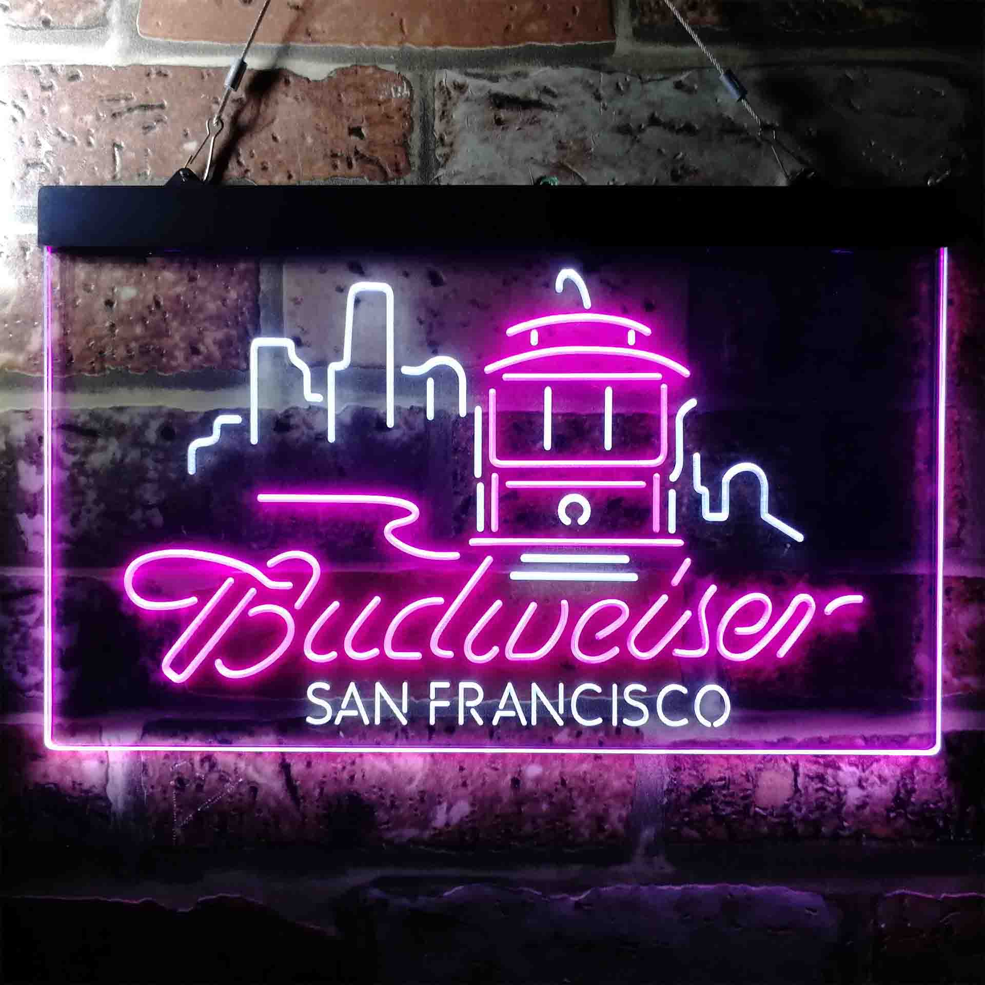 San Francisco Budweiser Beer Neon-Like LED Sign - Image 6