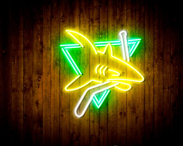 San Jose Sharks Handmade Neon Flex LED Sign - Image 2