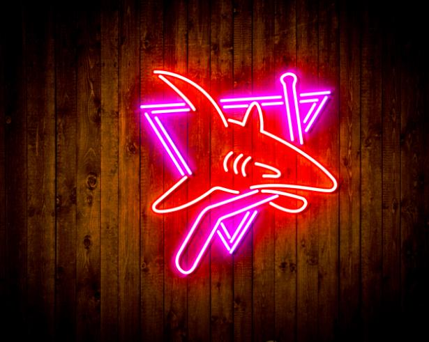 San Jose Sharks Handmade Neon Flex LED Sign - Image 5