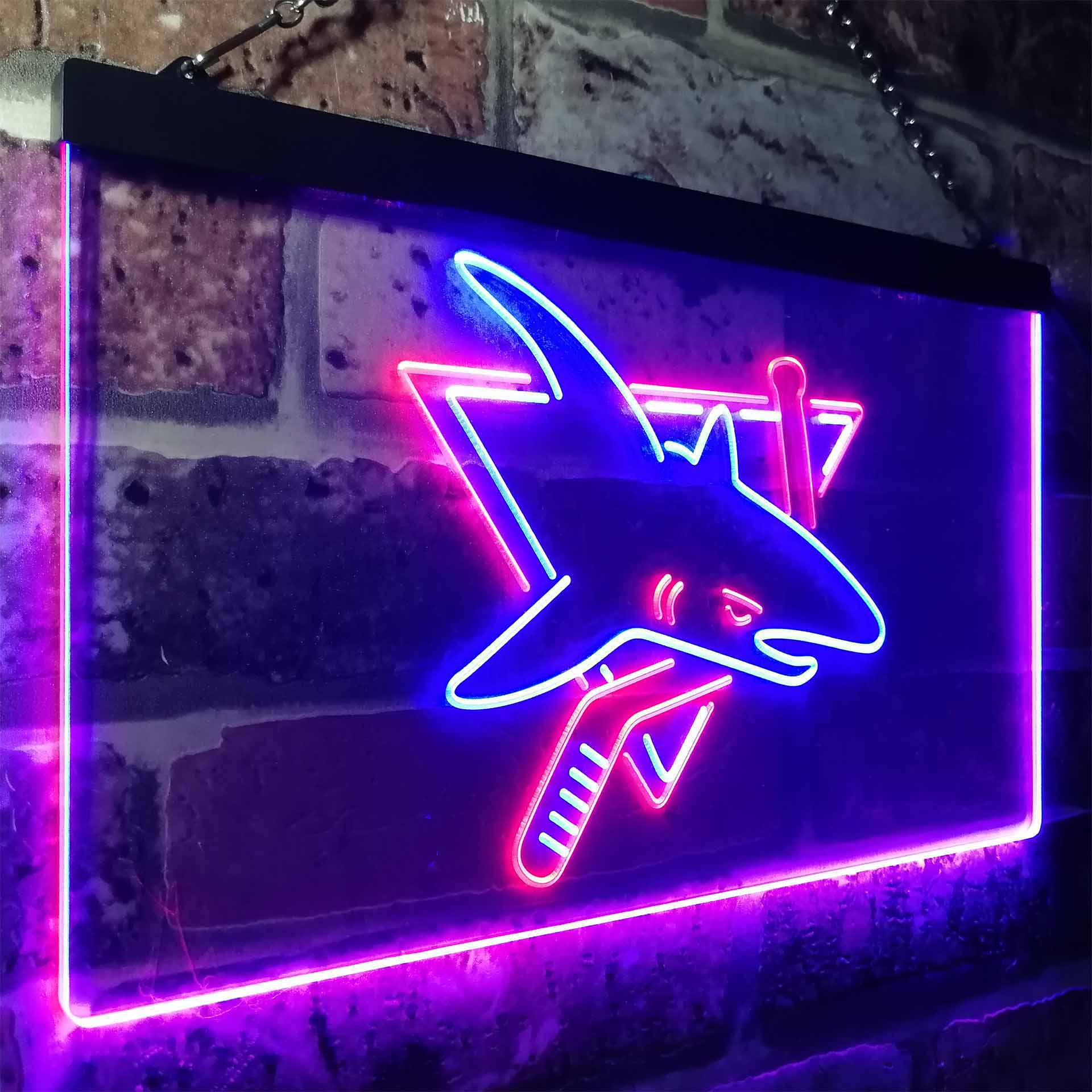 San Jose Sharks Hockey Neon-Like LED Sign - Image 20