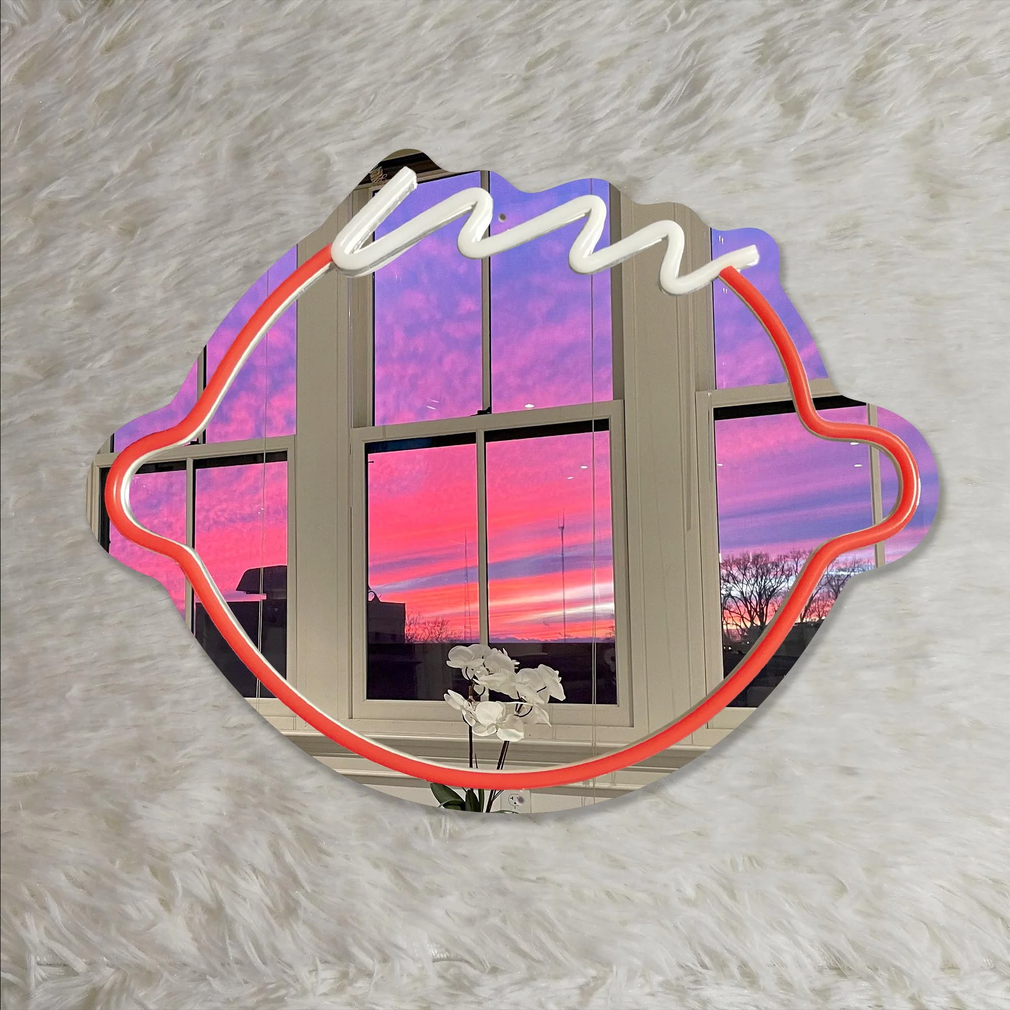Sanrio - Minna No Tabo Neon Mirror LED Sign - Image 2