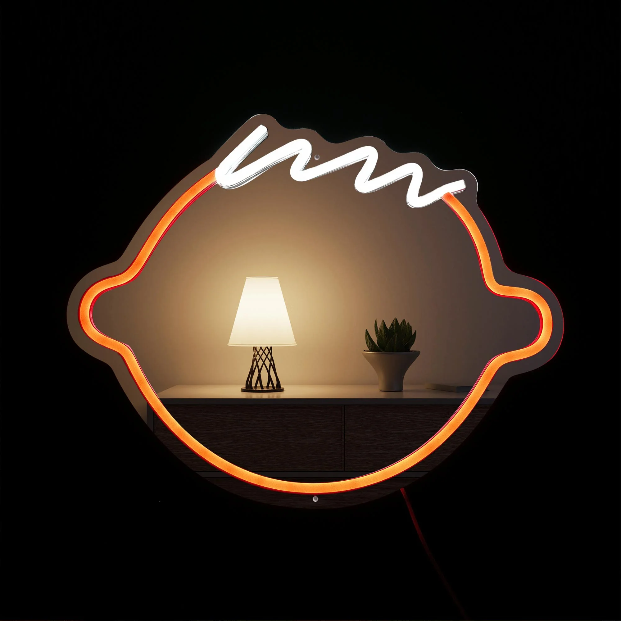 Sanrio - Minna No Tabo Neon Mirror LED Sign - Image 3