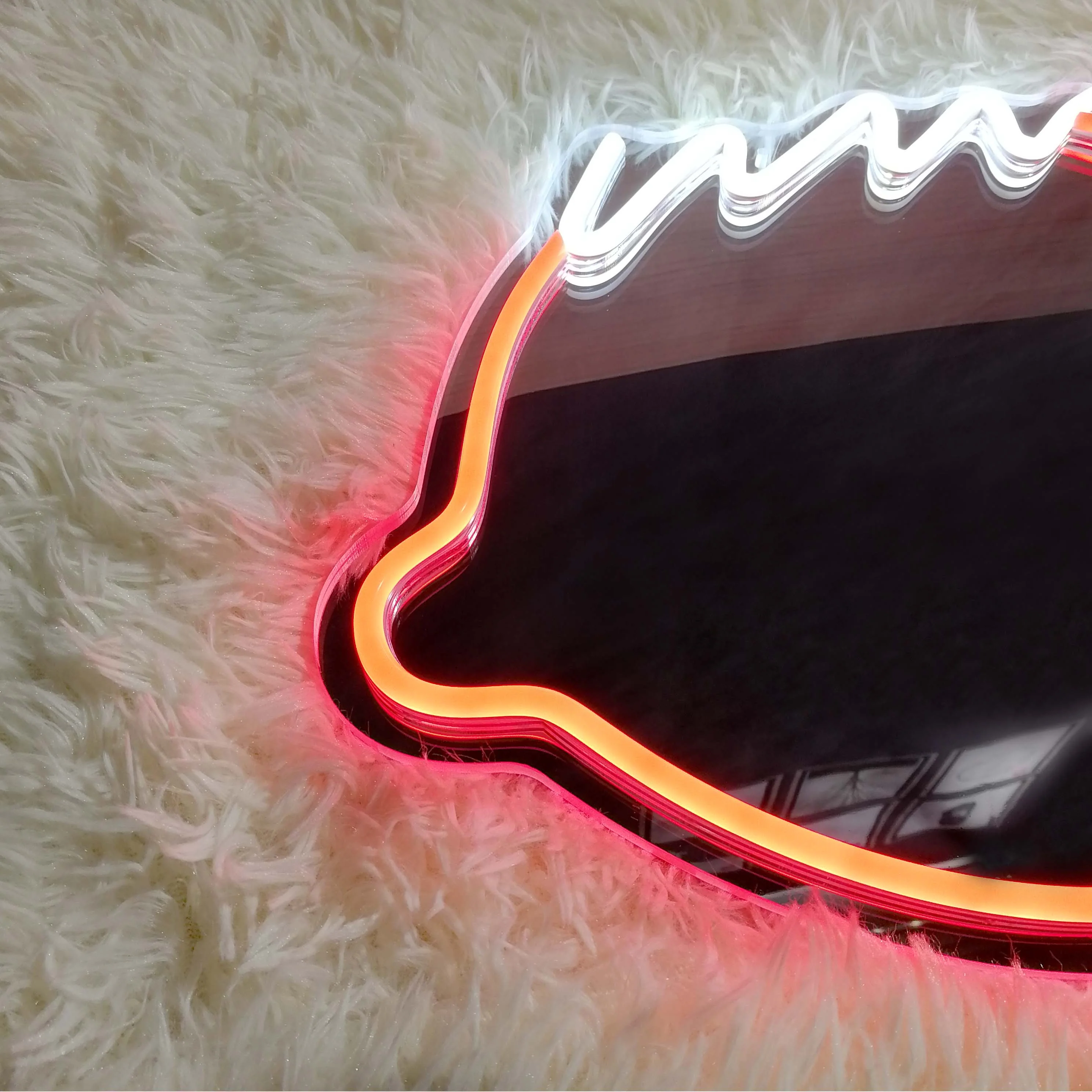 Sanrio - Minna No Tabo Neon Mirror LED Sign - Image 5
