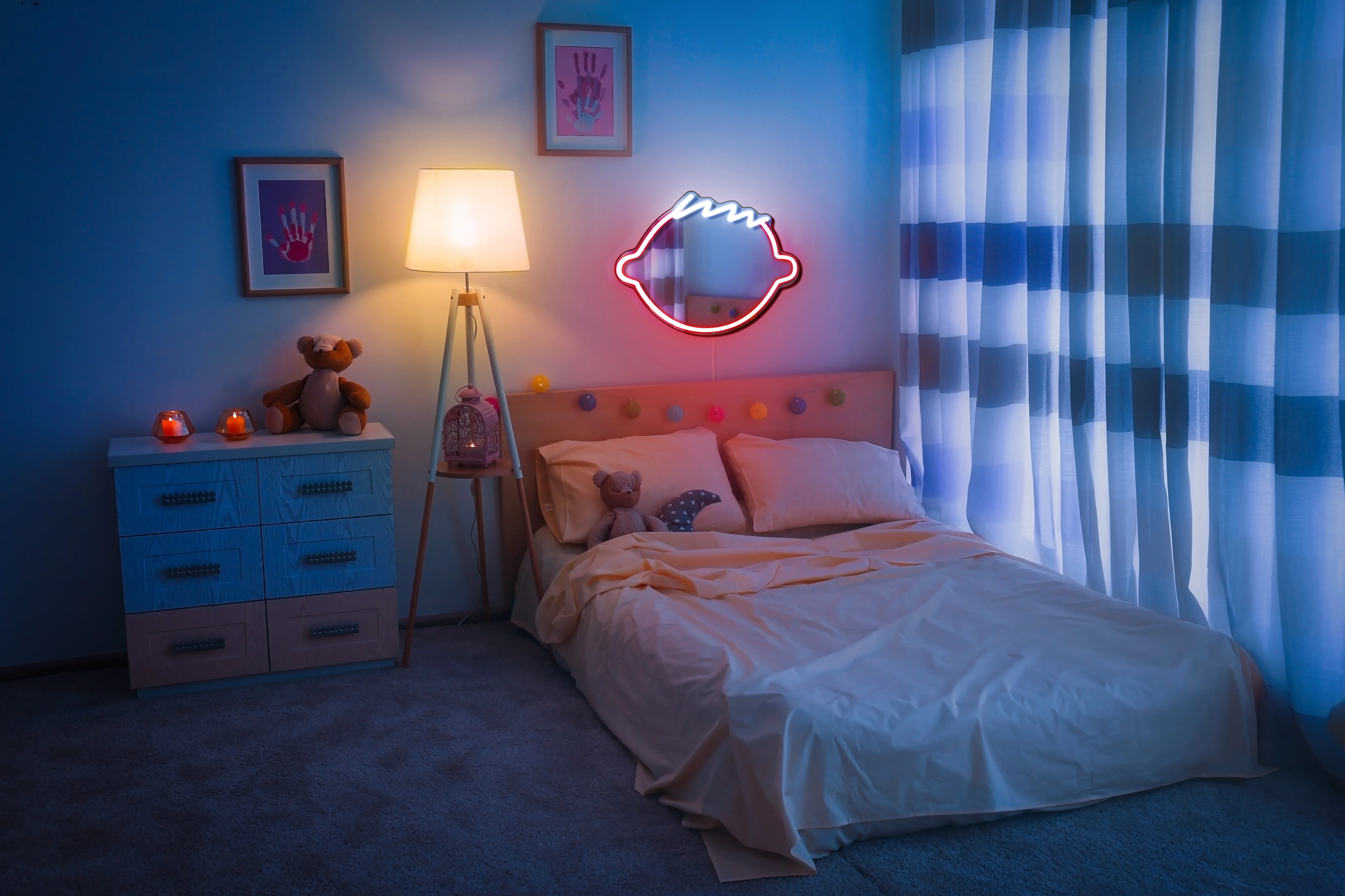 Sanrio - Minna No Tabo Neon Mirror LED Sign - Image 8