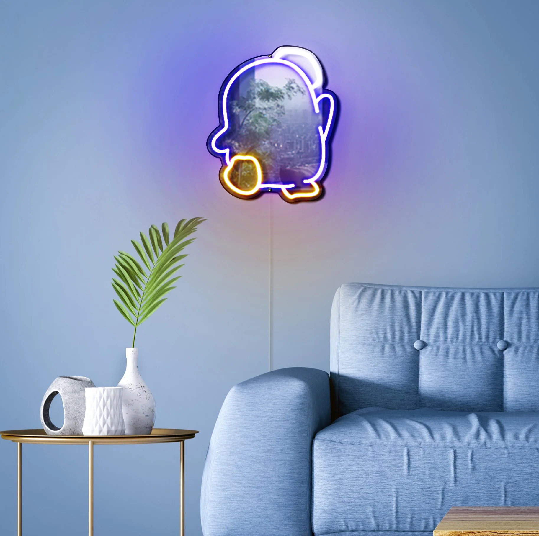 Sanrio - Tuxedosam Neon Mirror LED Sign - Image 7