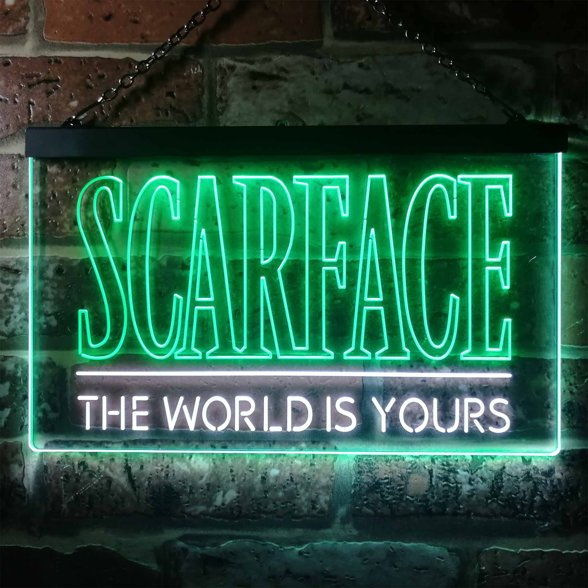 Scarface The World is Yours Neon-Like LED Sign - Image 11
