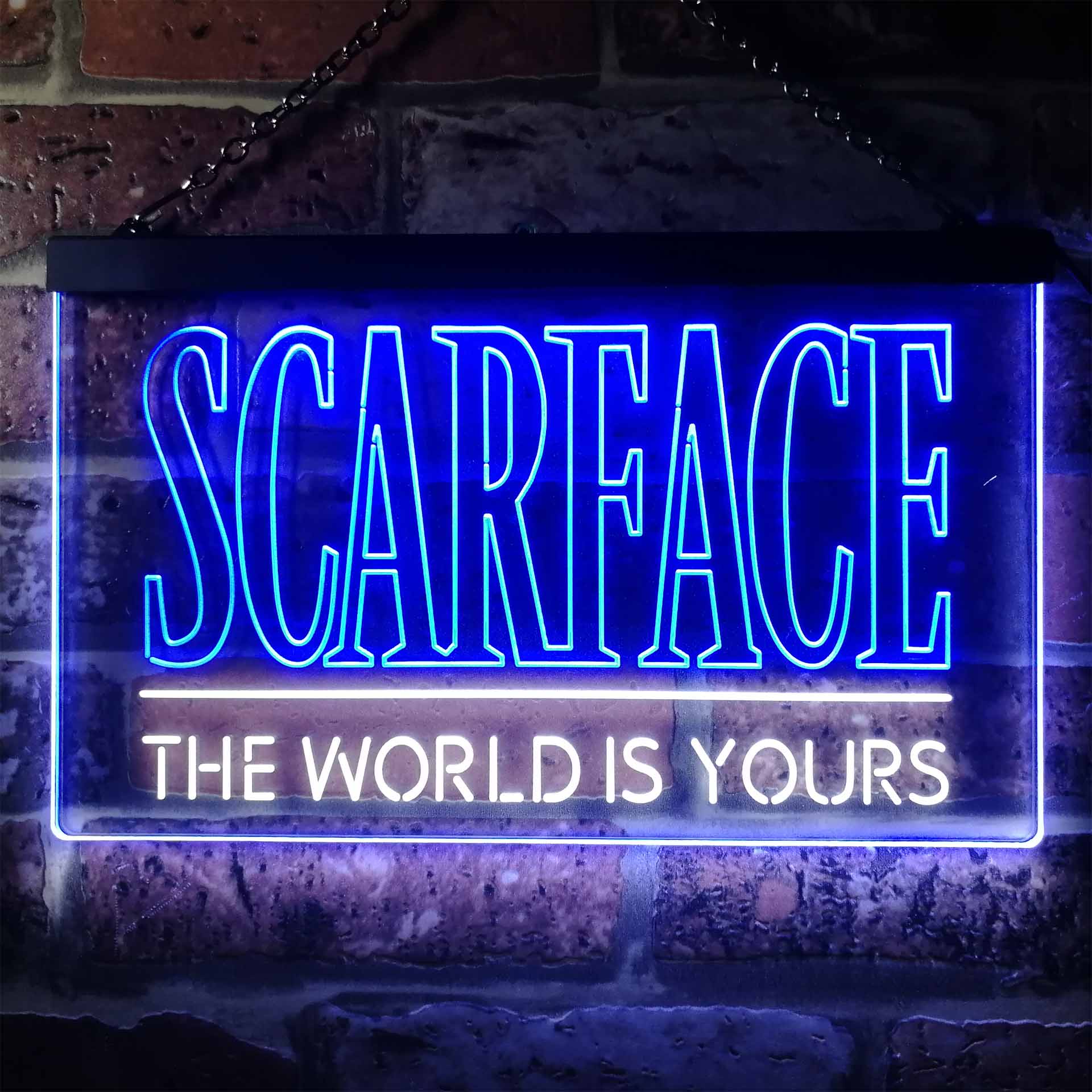 Scarface The World is Yours Neon-Like LED Sign - Image 12