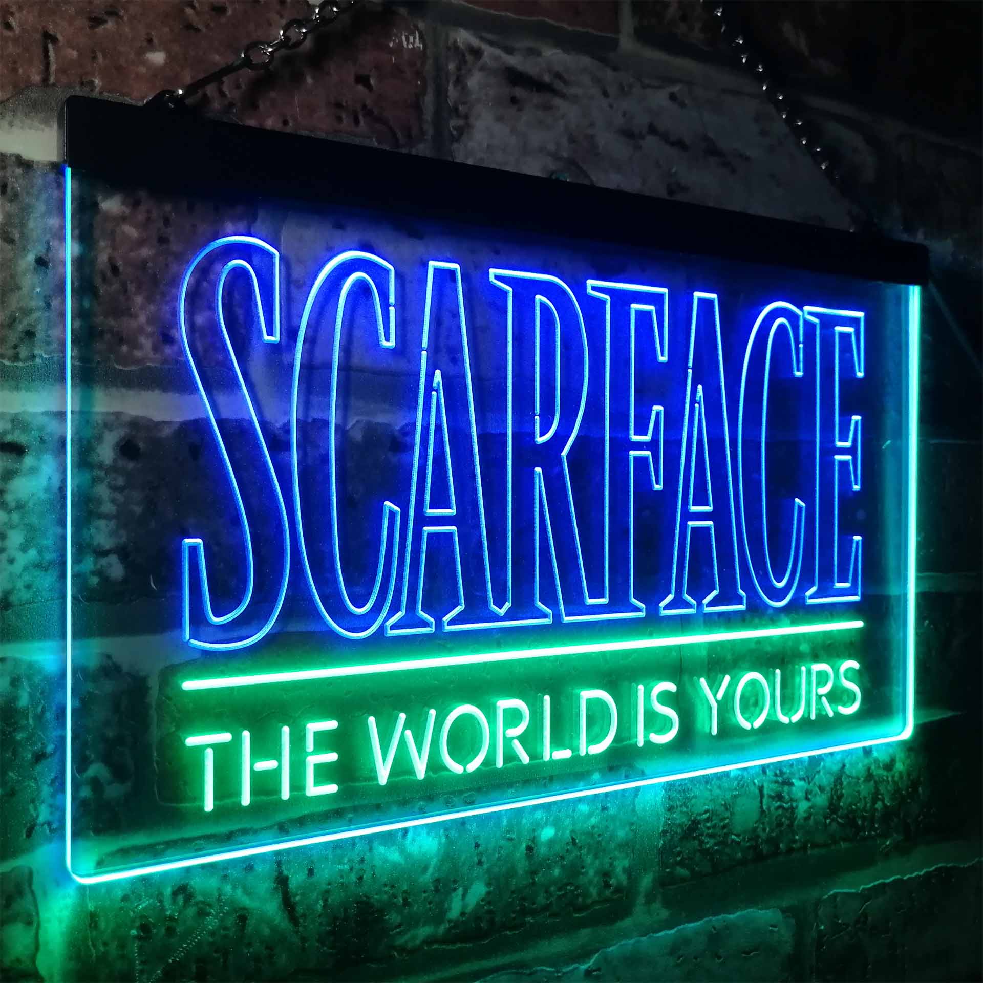 Scarface The World is Yours Neon-Like LED Sign - Image 14