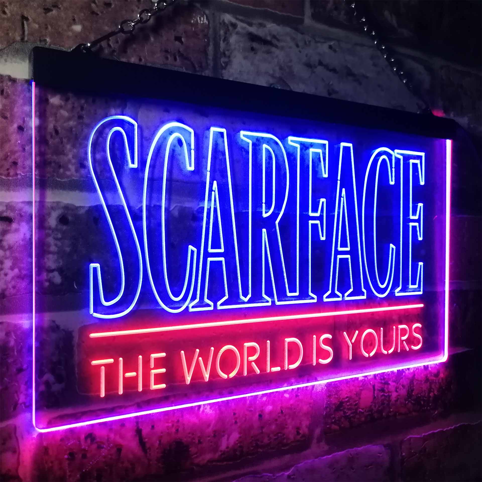 Scarface The World is Yours Neon-Like LED Sign - Image 22