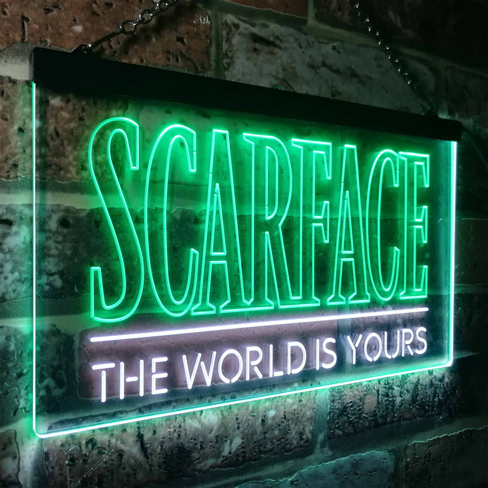 Scarface The World is Yours Neon-Like LED Sign - Image 24