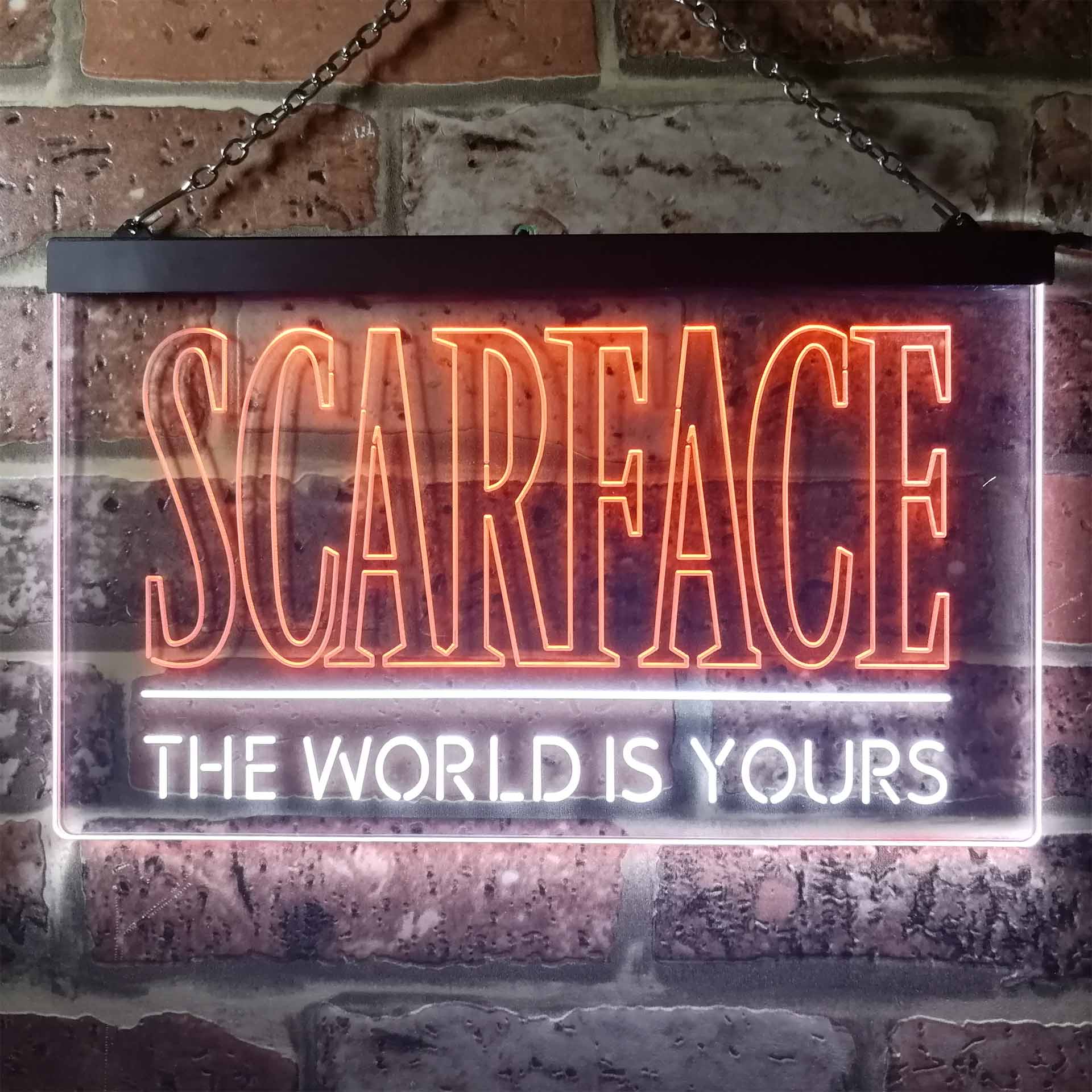 Scarface The World is Yours Neon-Like LED Sign - Image 7