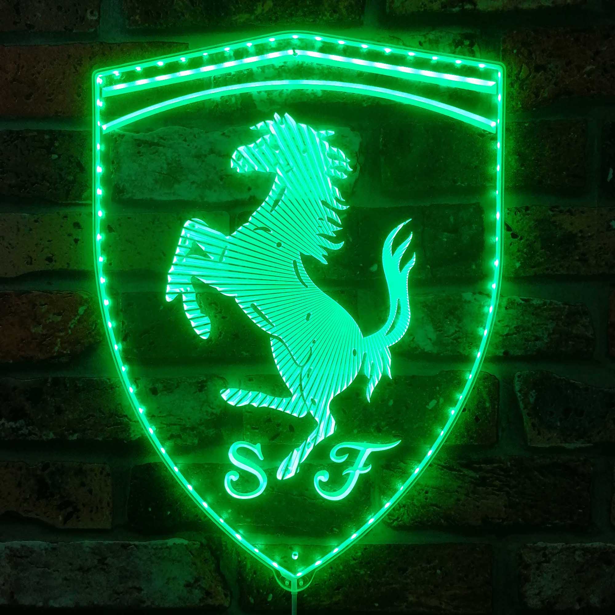 Scuderia Ferrari Neon LED Sign with Dynamic RGB Colors - Image 6