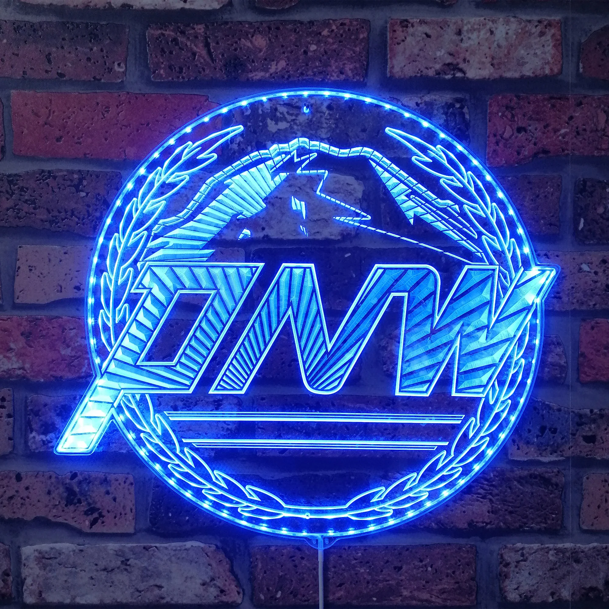 Seattle Mariners Alternate Logo Neon LED Sign with Dynamic RGB Colors - Image 4
