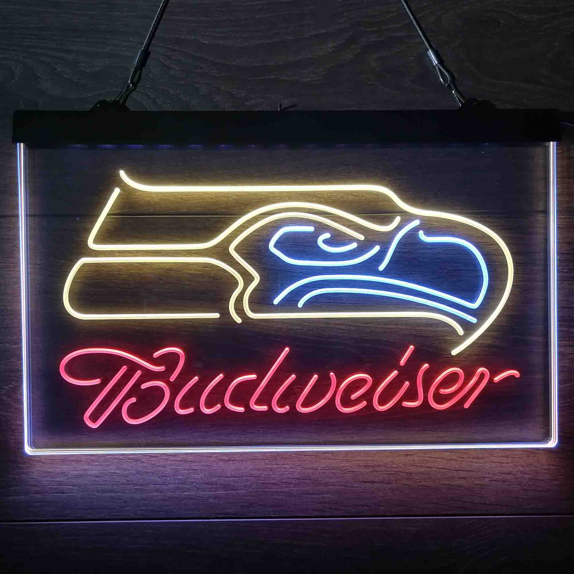 Seattle Seahawks Budweiser Neon-Like LED Sign - Image 17