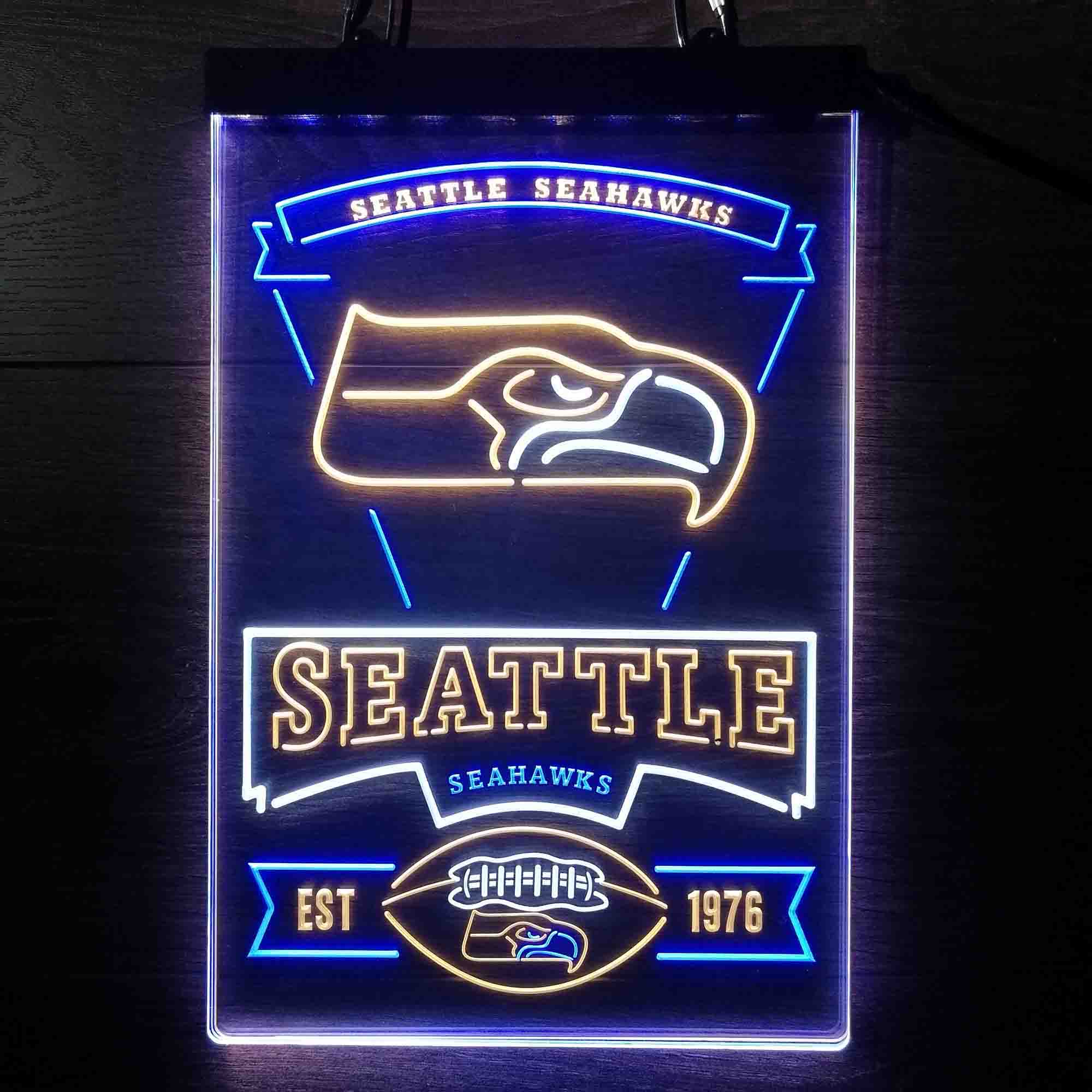 Seattle Seahawks Neon LED Sign 3 Colors - Image 7